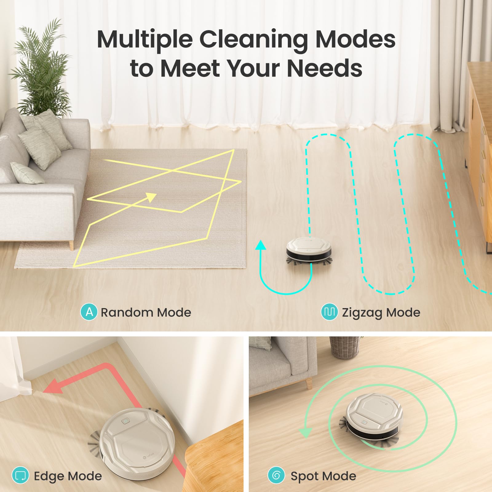 Robot Vacuum Slim Quiet