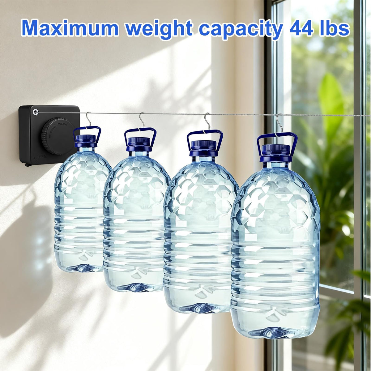 15.7Ft Retractable Clothesline Indoor Outdoor is Also an Anti