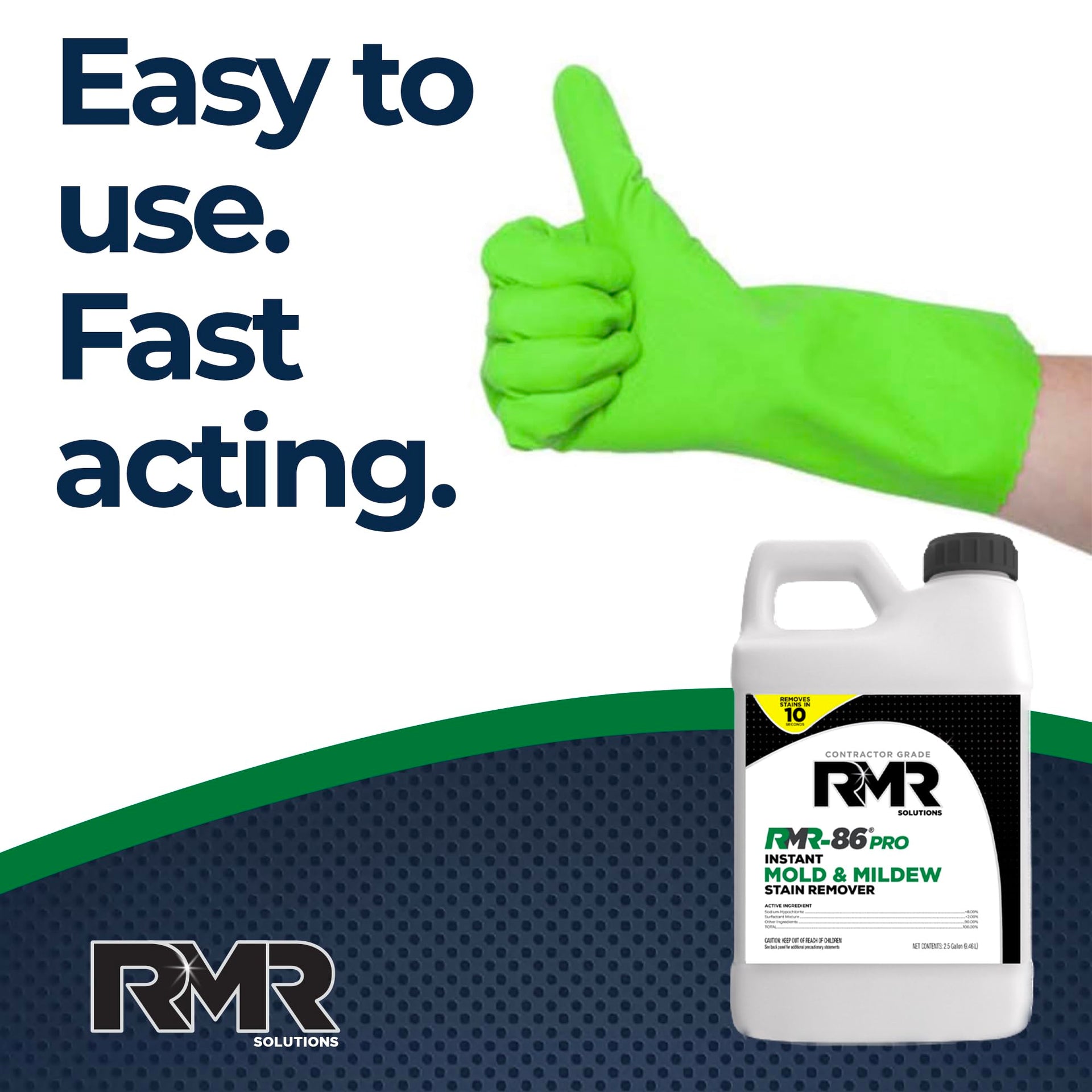 RMR 86 Pro Instant Mold Stain & Mildew Stain Remover (640 Fl Oz)