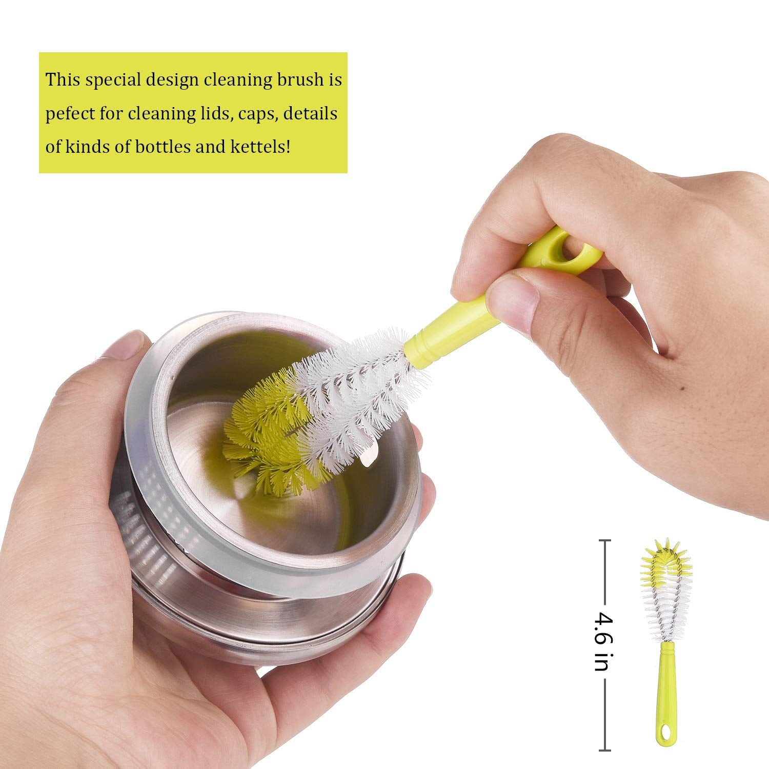 8 Pack Bottle Cleaning Brush Set