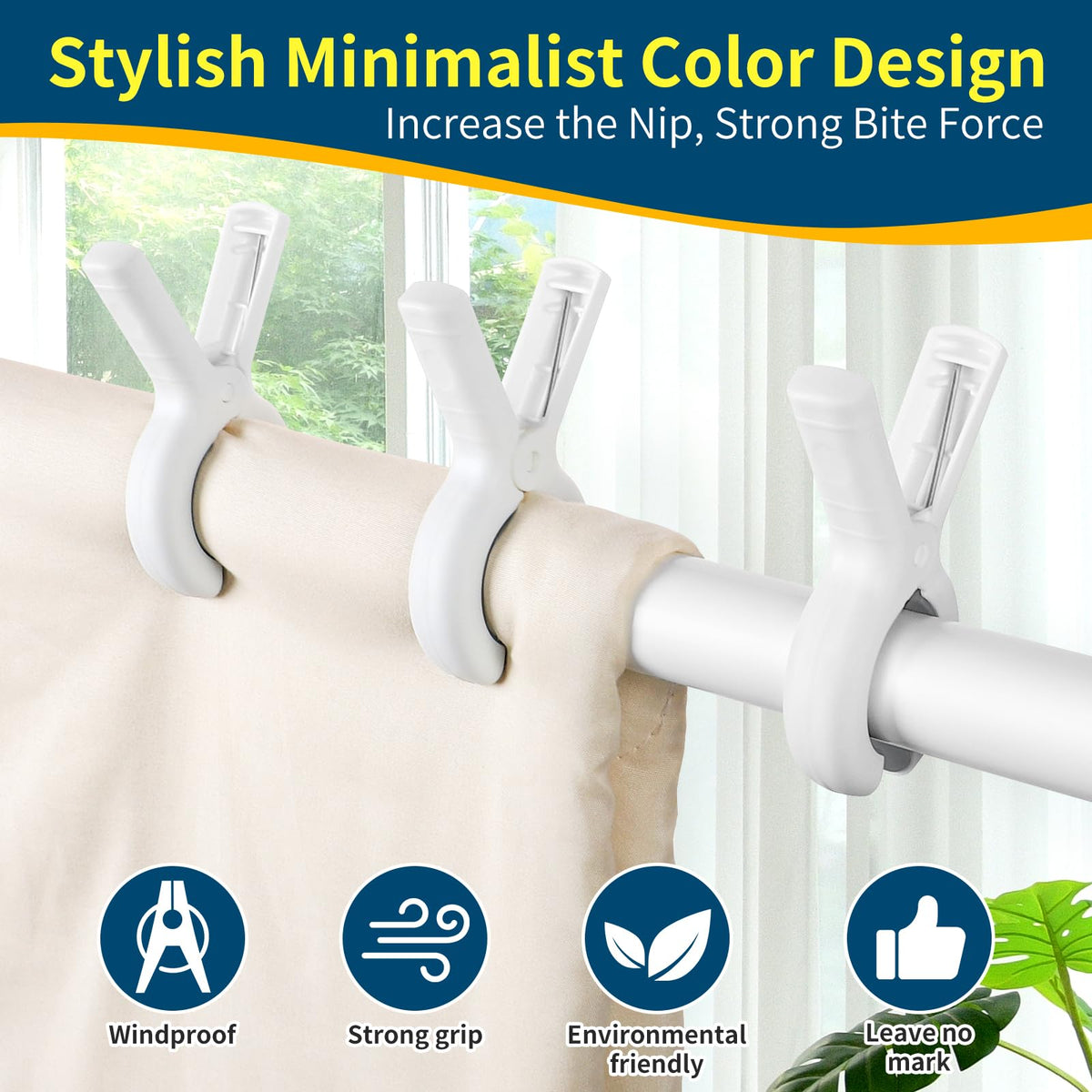 12 Pack Beach Towel Clips (12 Count)