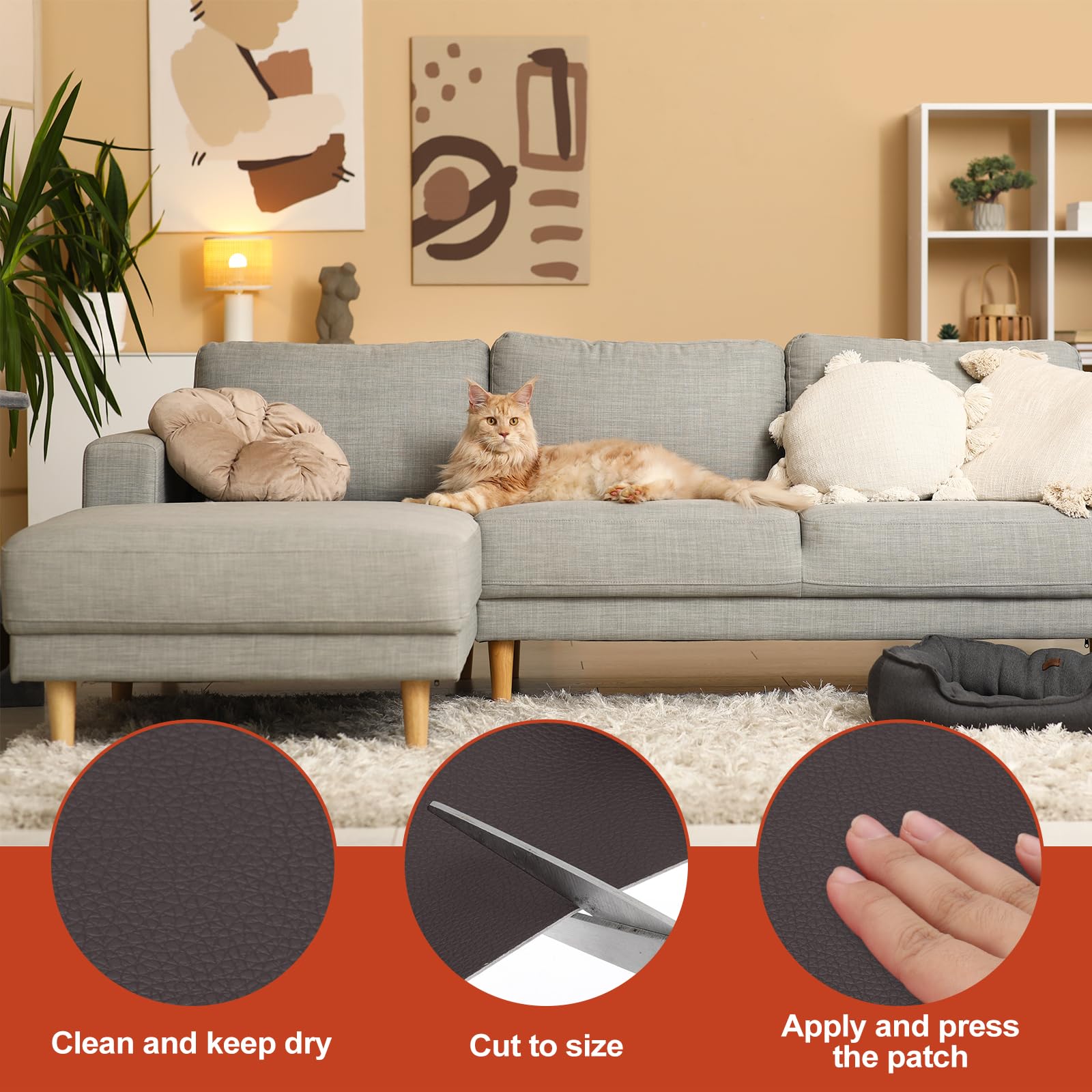 Leather Patches Tape for Furniture