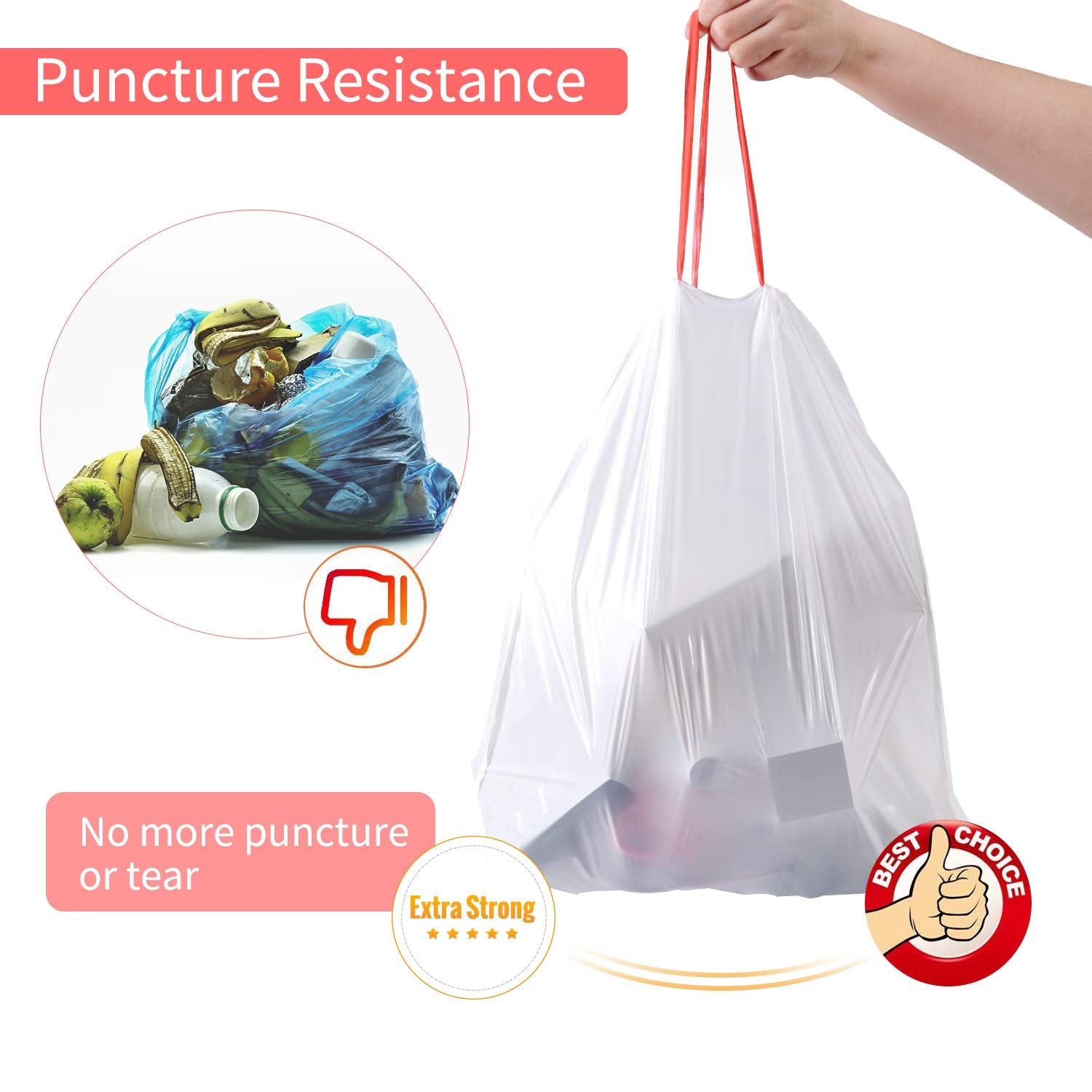 Small Trash Bags (192 Count)