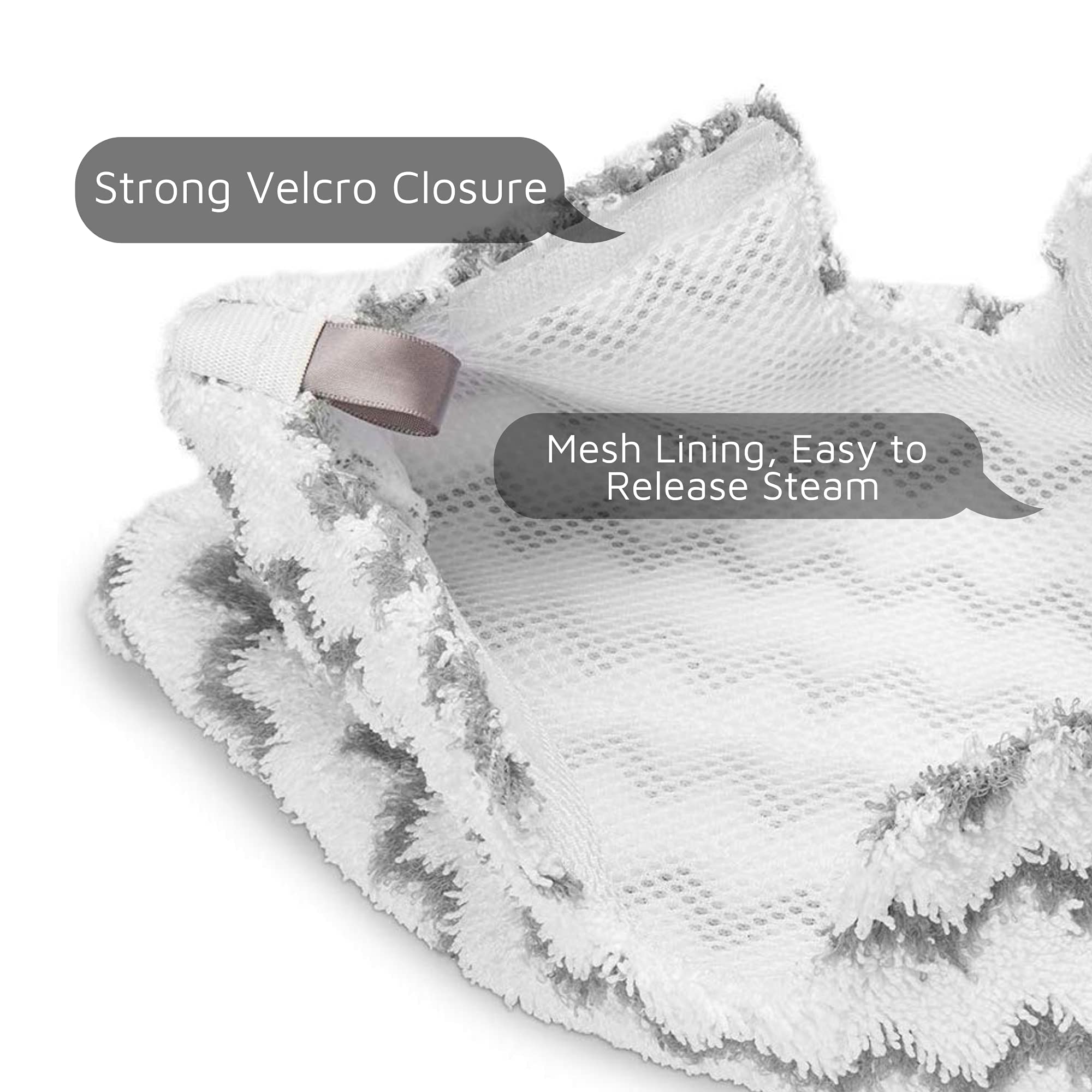 Steam Mop Replacement Pads for Shark Steamer S3501 S3601 2 Pack (2 Count)