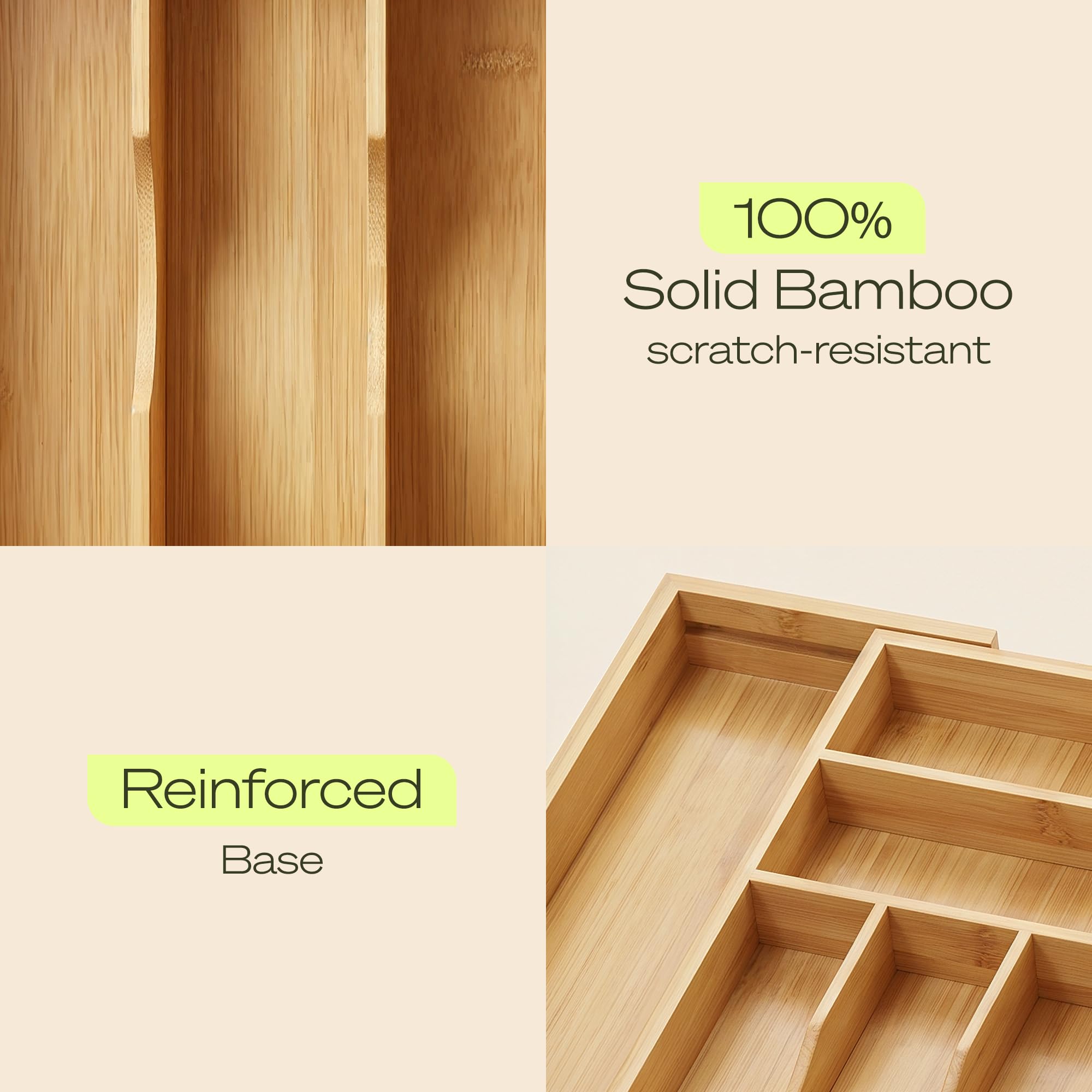 Drawer Organizer for Kitchen Organization