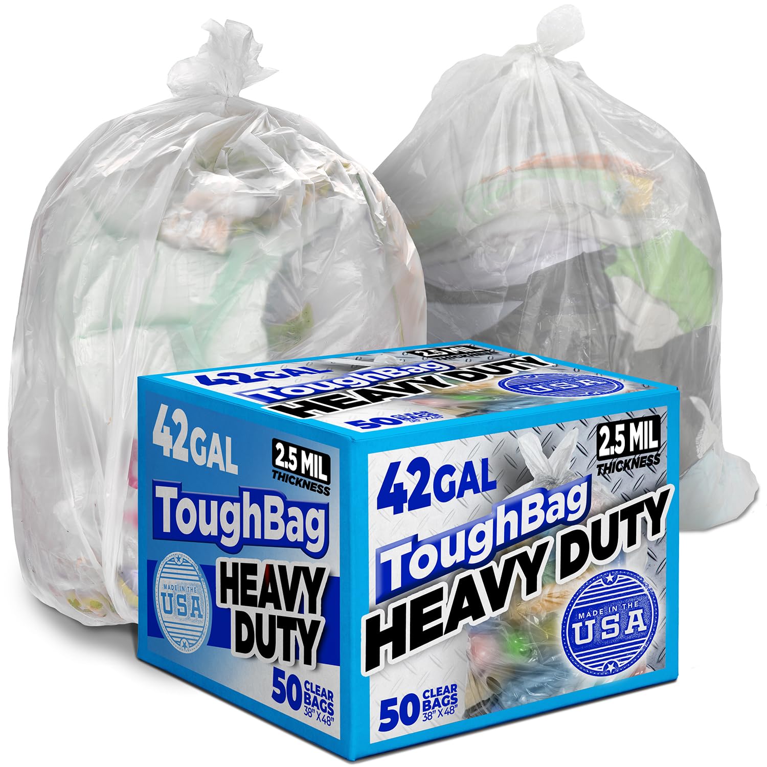 42 Gallon Trash Bags (50 Count)