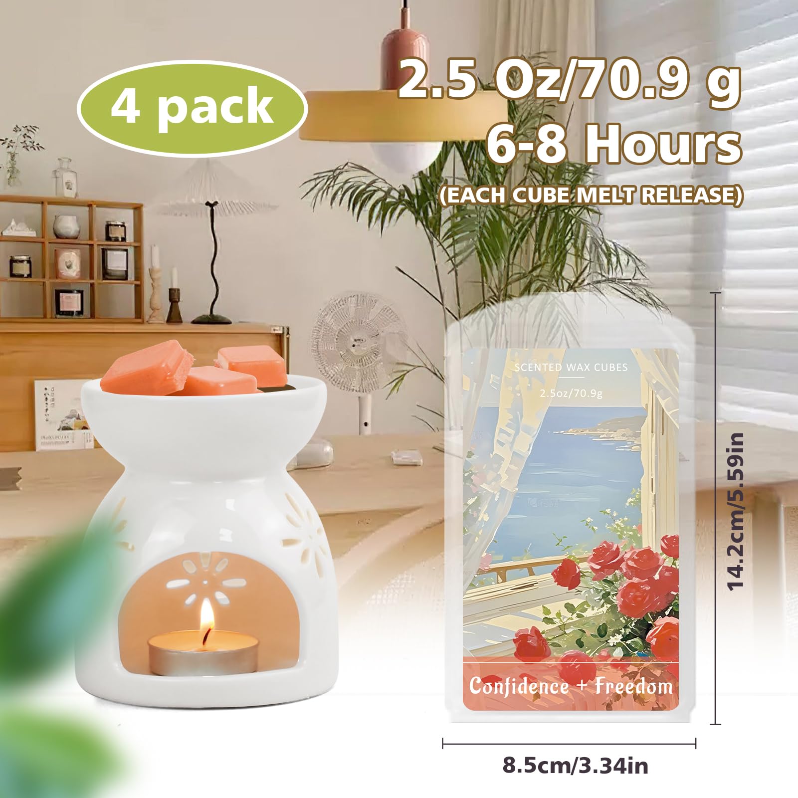 Wax Melts Summer Scent Wax Cubes for Healing Calming Relax