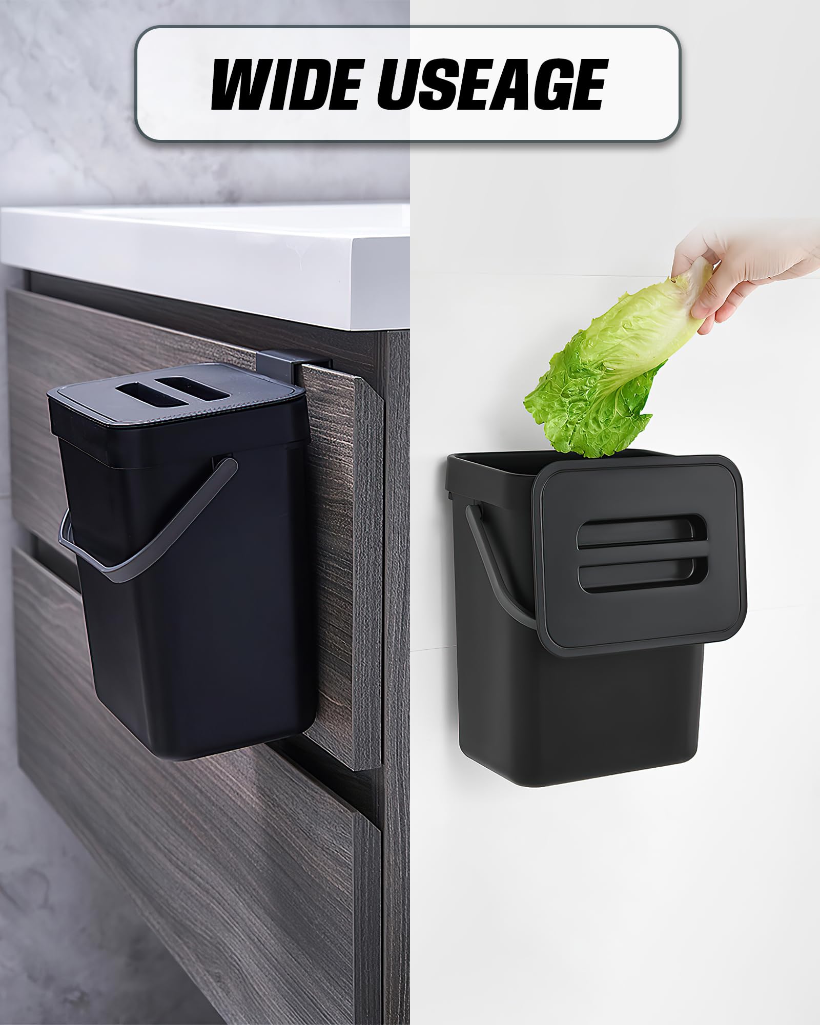 1.3 Gal Kitchen Compost Bin
