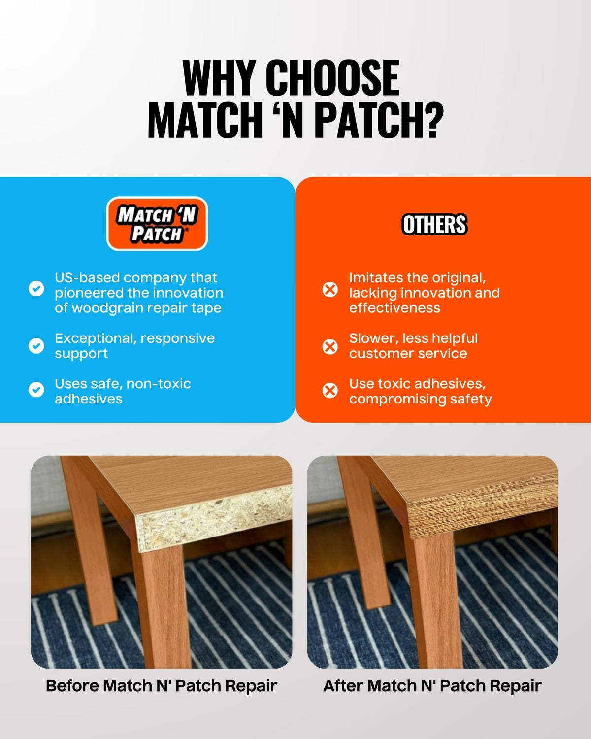 Wood Grain Repair Tape