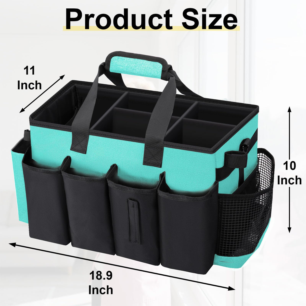 Wearable Large Cleaning Caddy Bag for Housekeepers