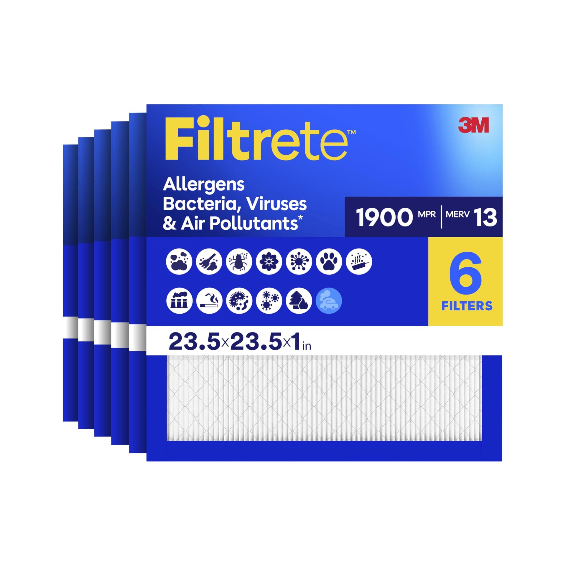 23.5x23.5x1 Air Filter (6 Count)