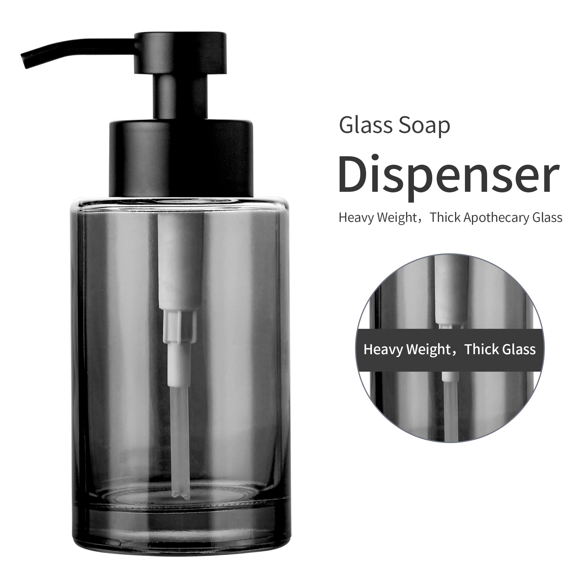 Black Soap Dispenser