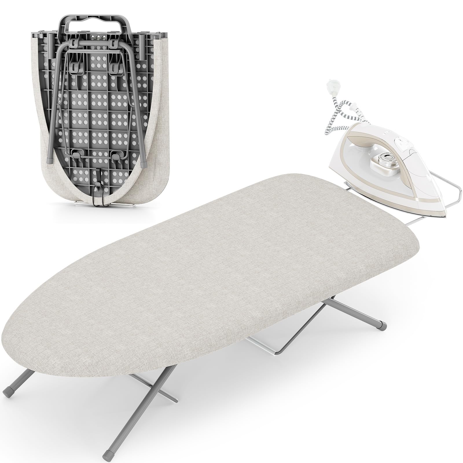 Small Ironing Board with Iron Rest
