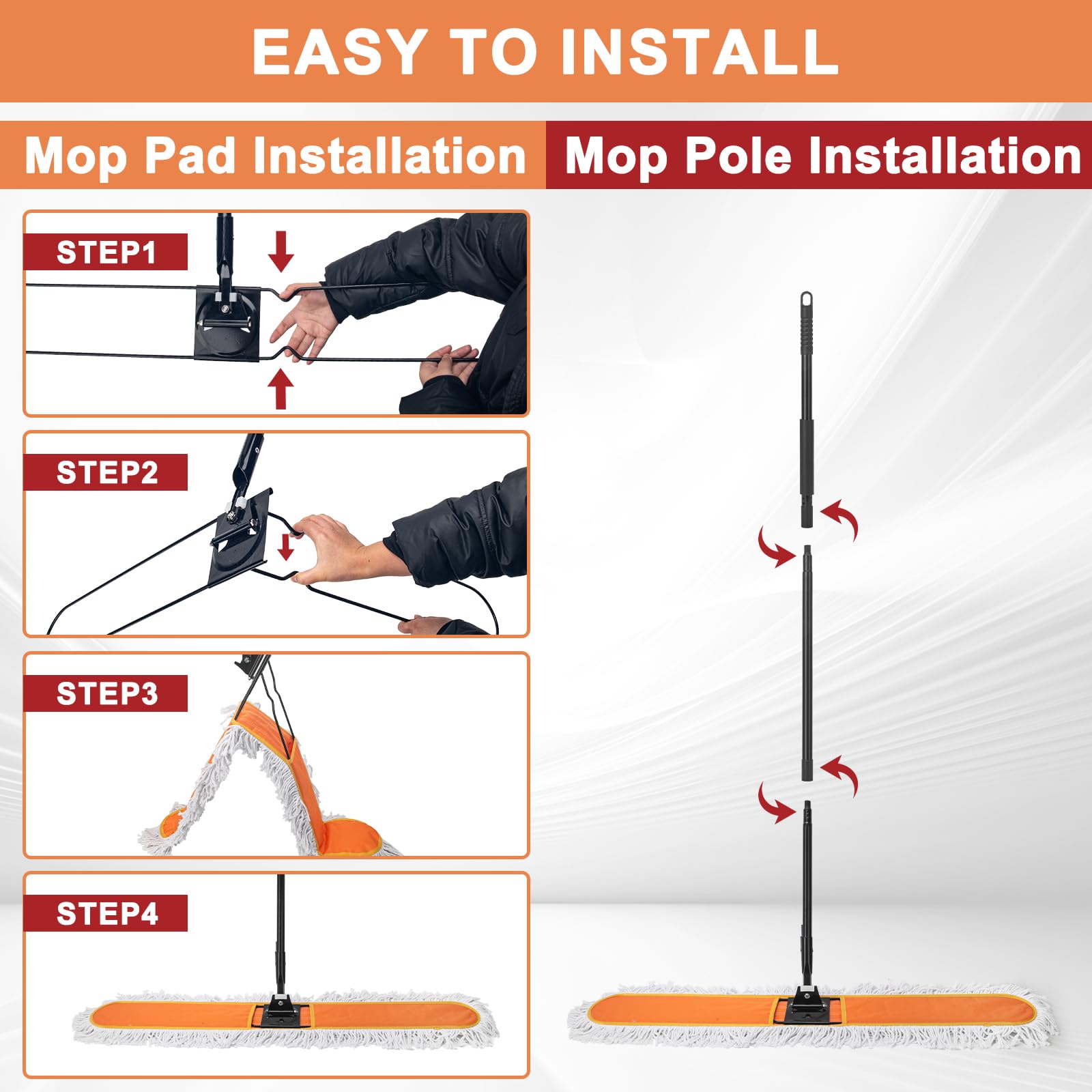 48" Commercial Dust Mop