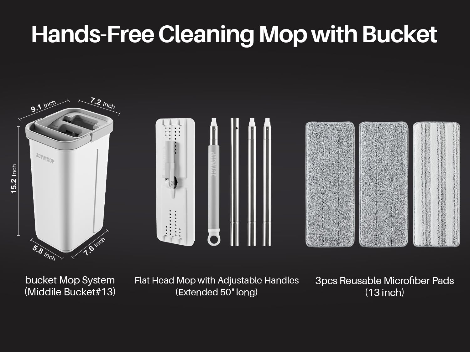 Wall Mop and Bucket Set