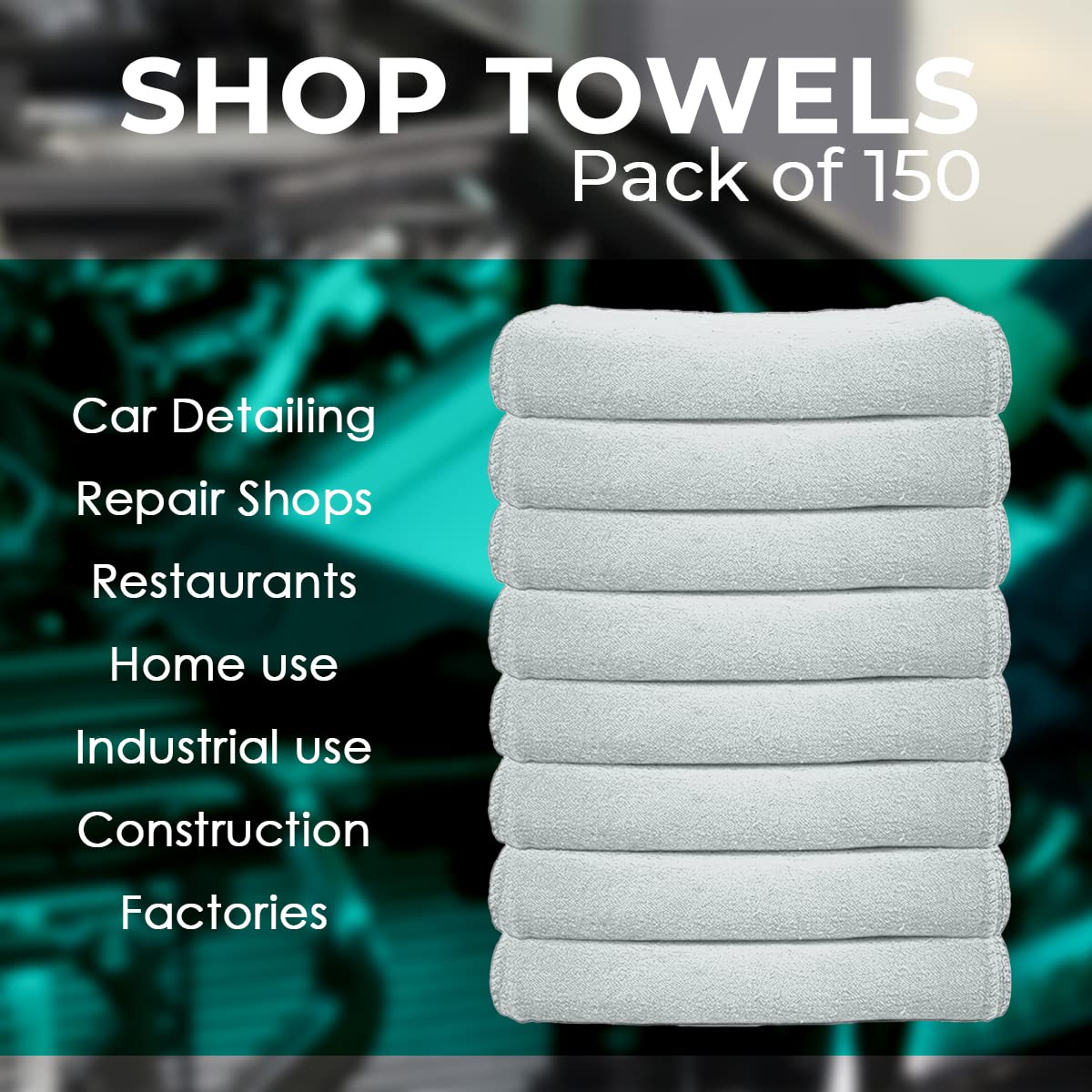Cotton Shop Rags (150 Count)
