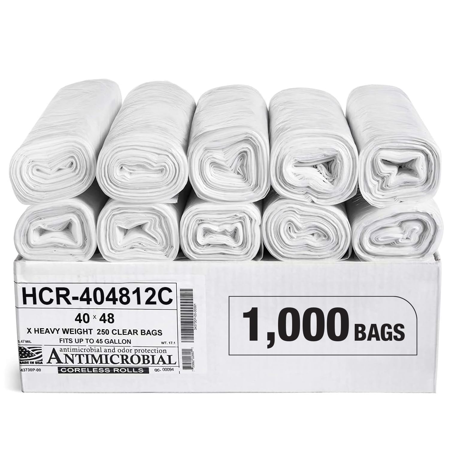 45 Gallon 12 Micron (1000 Count)
