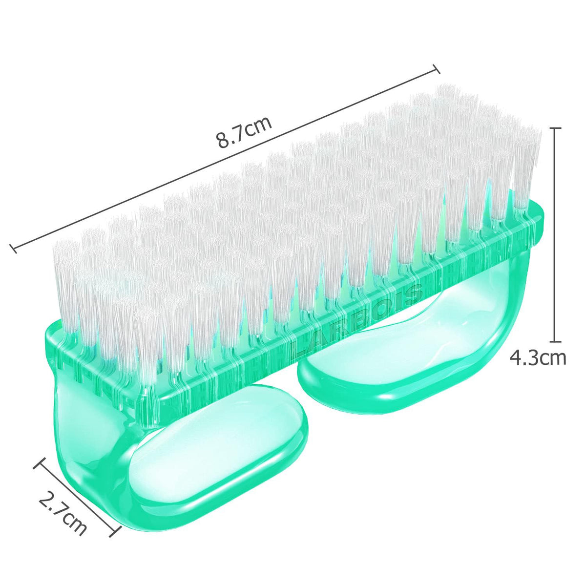 Handle Grip Nail Brush (4 Count)