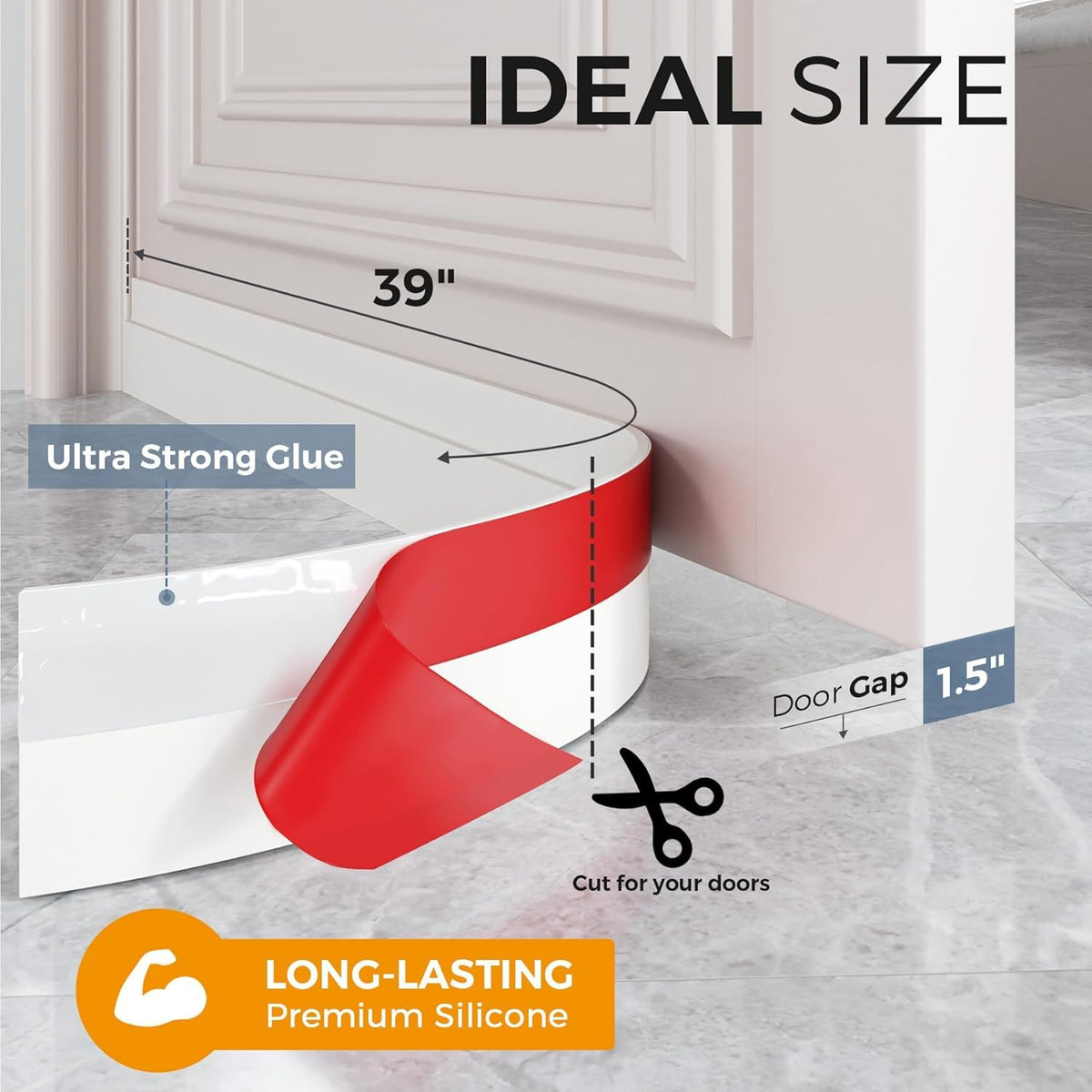 6 Pack Door Draft Stopper (6 Count)