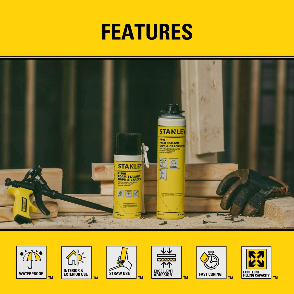 F905 Gaps & Cracks Sealant (12 Count)