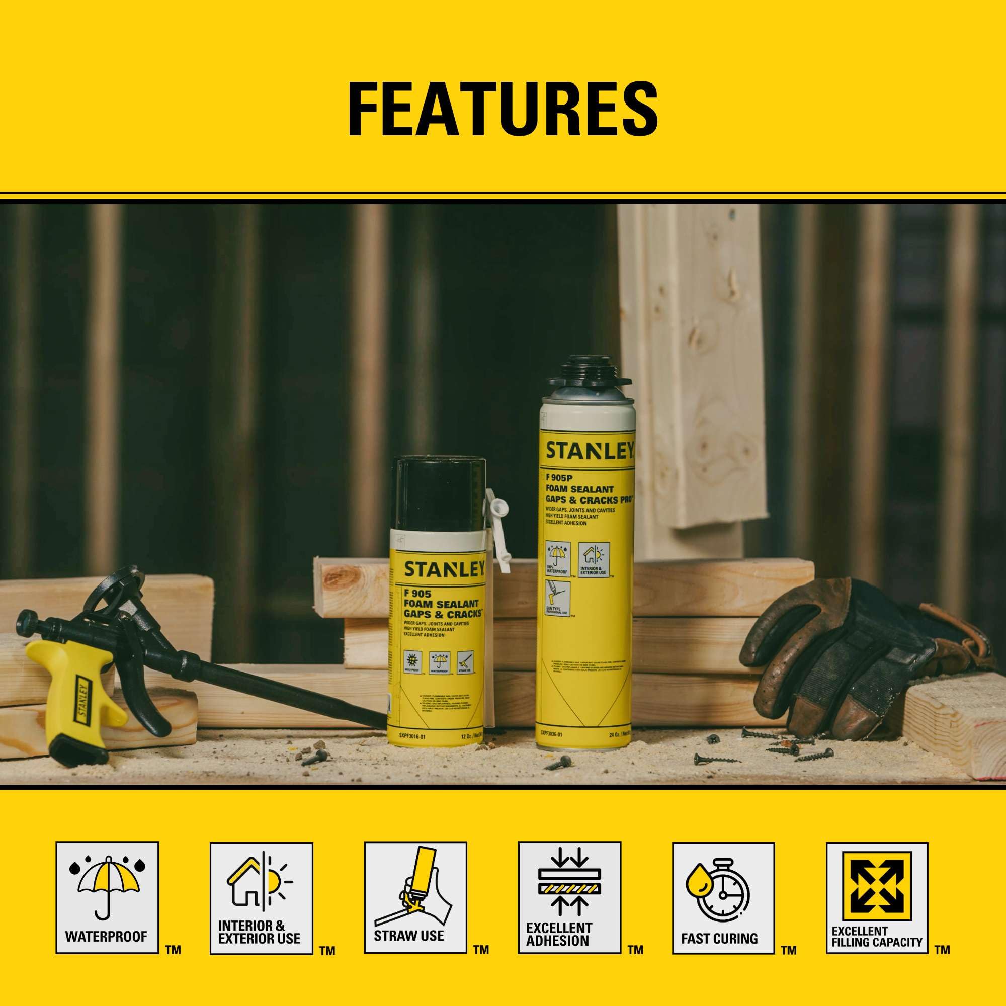 F905 Gaps & Cracks Sealant (2 Count)