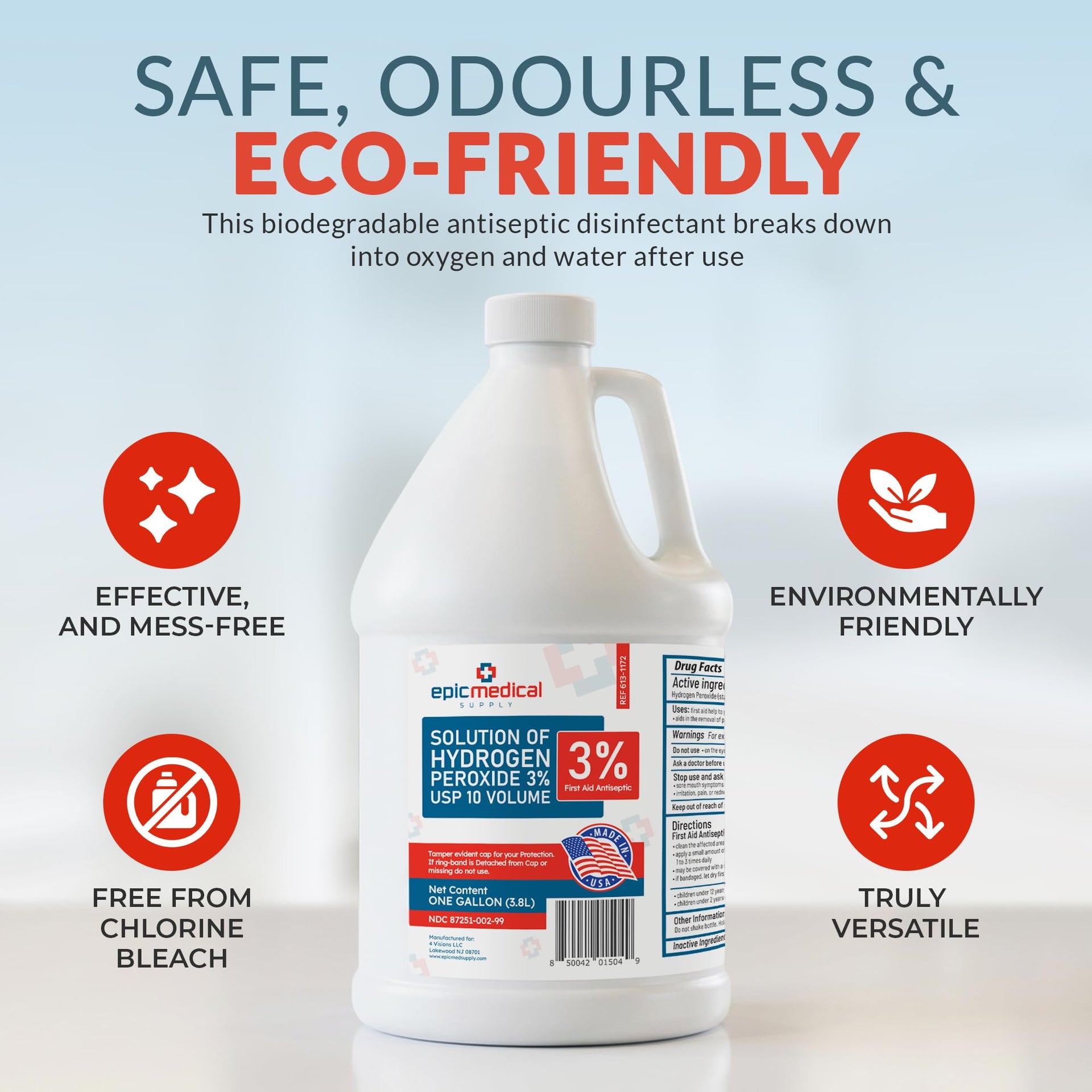 3% Hydrogen Peroxide (256 Fl Oz)