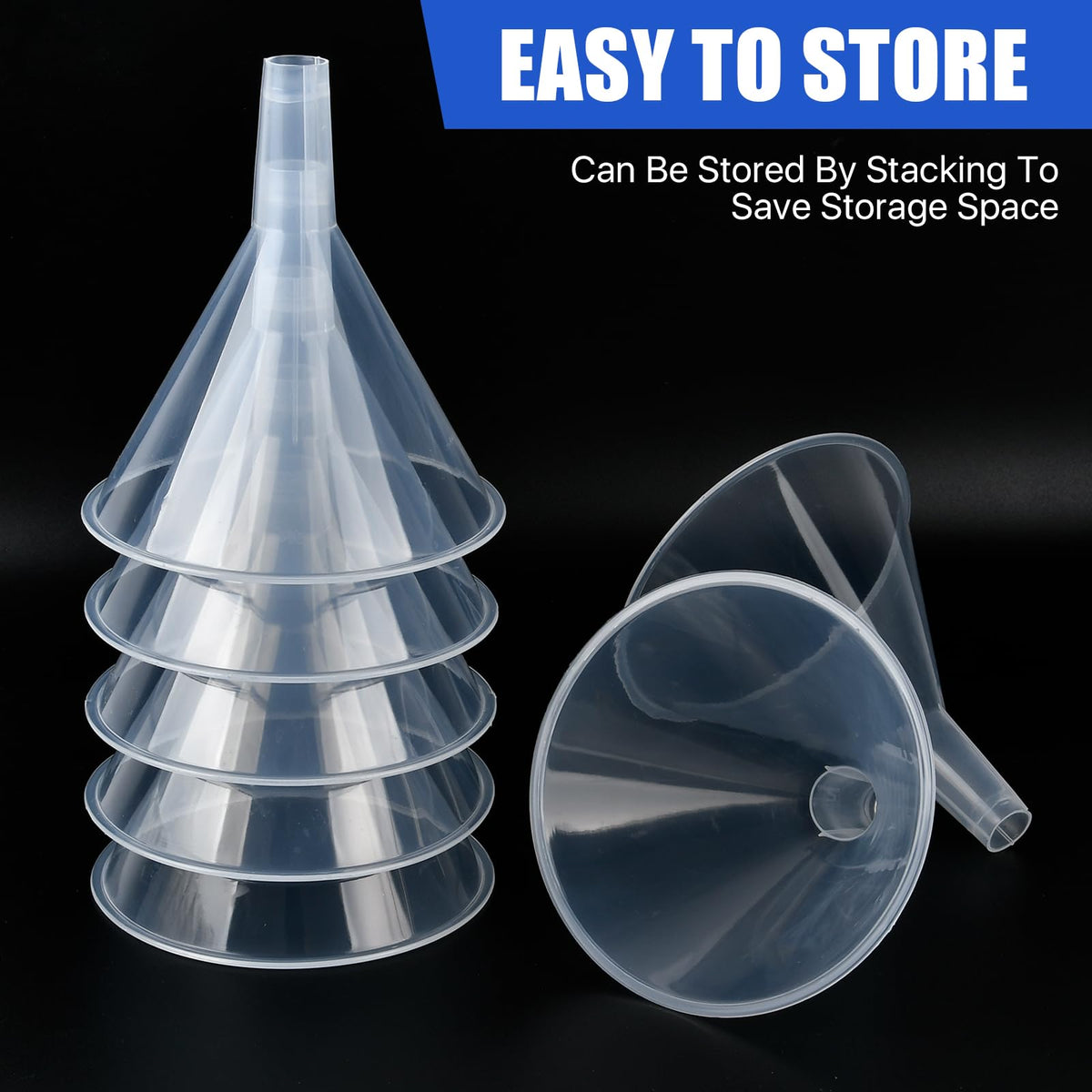 20PCS Plastic Funnels