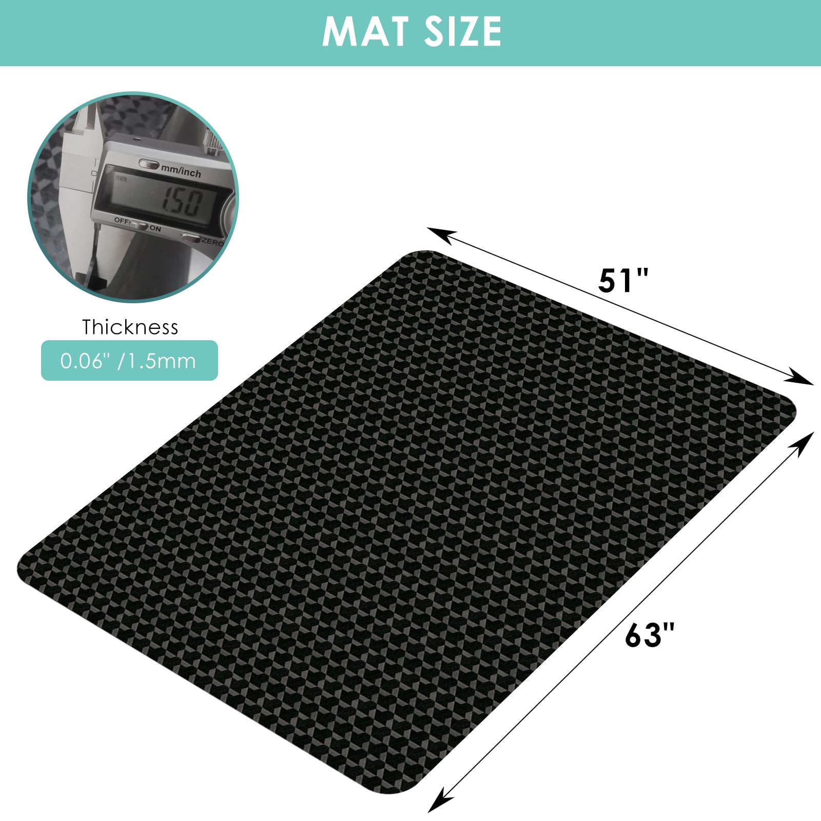Office Chair Mat for Hardwood Floor