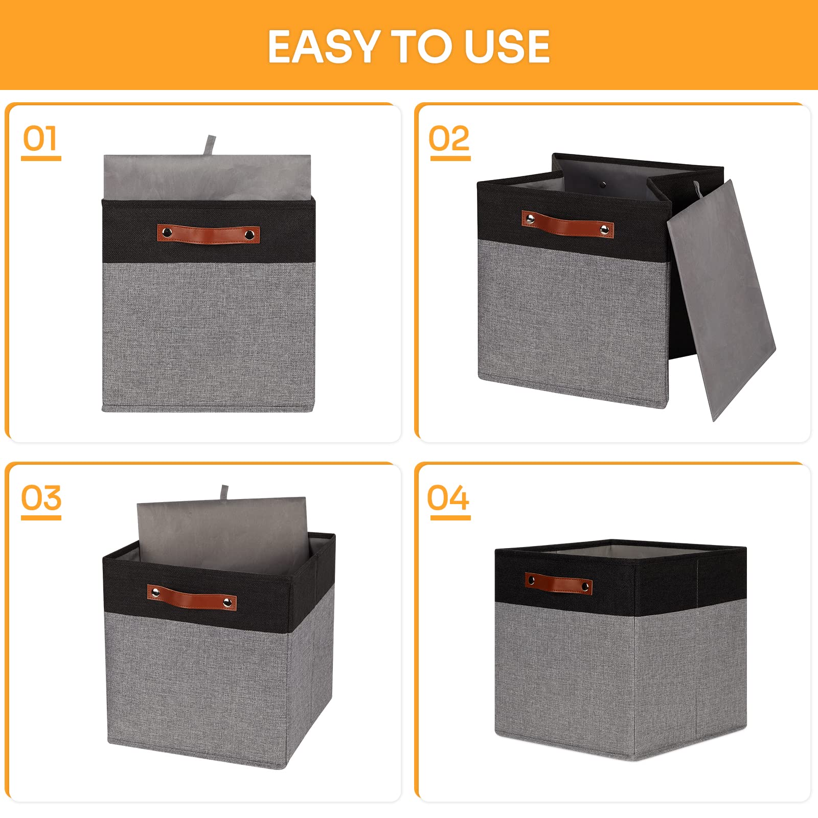 13x13 Storage Cubes (4 Count)
