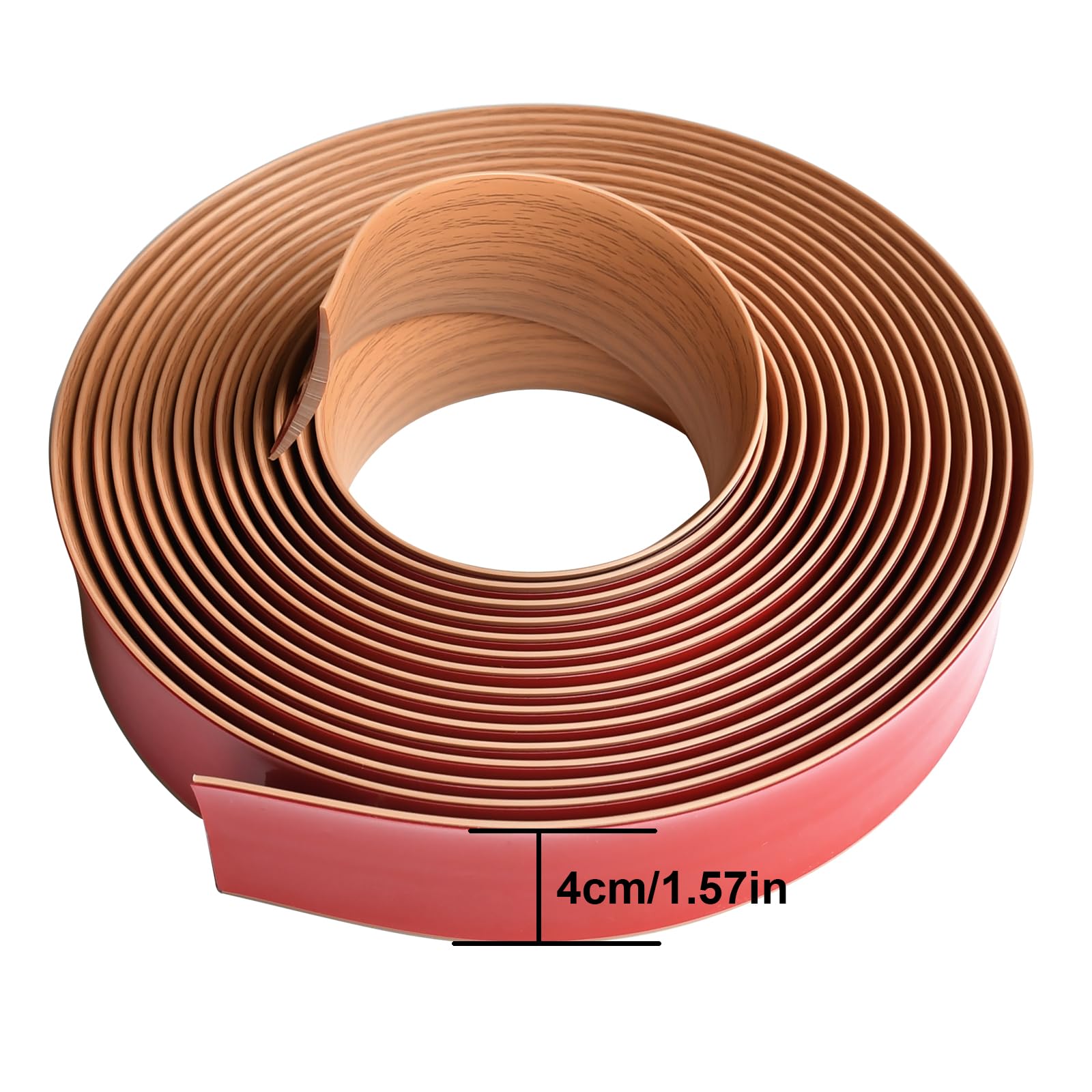Floor Door Flat Transition Strip & Self Adhesive Floor Vinyl Floor Edge Trim Laminate Floor Gap Covering Joining Strip (118 Foot)