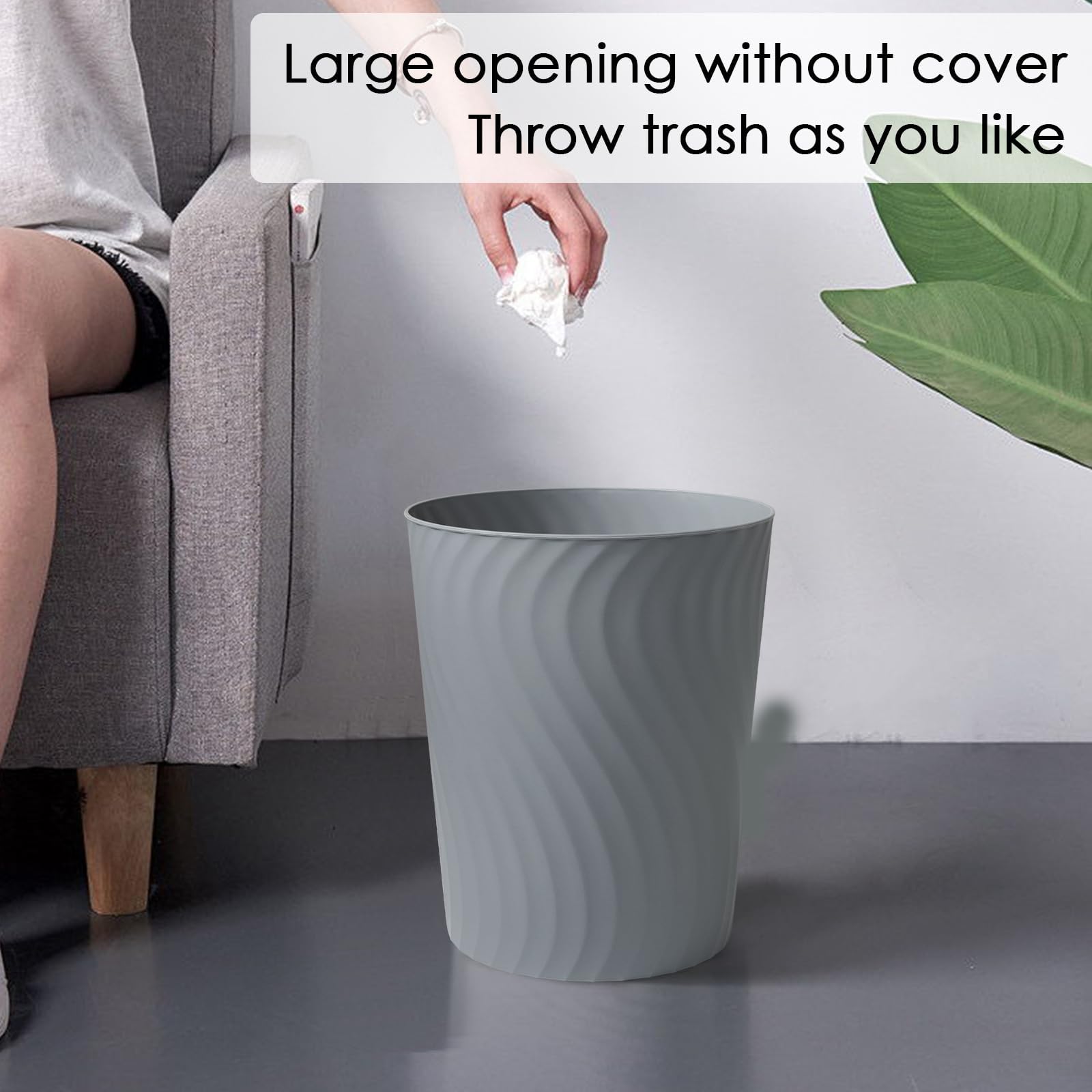 Small Trash Can (3 Count)