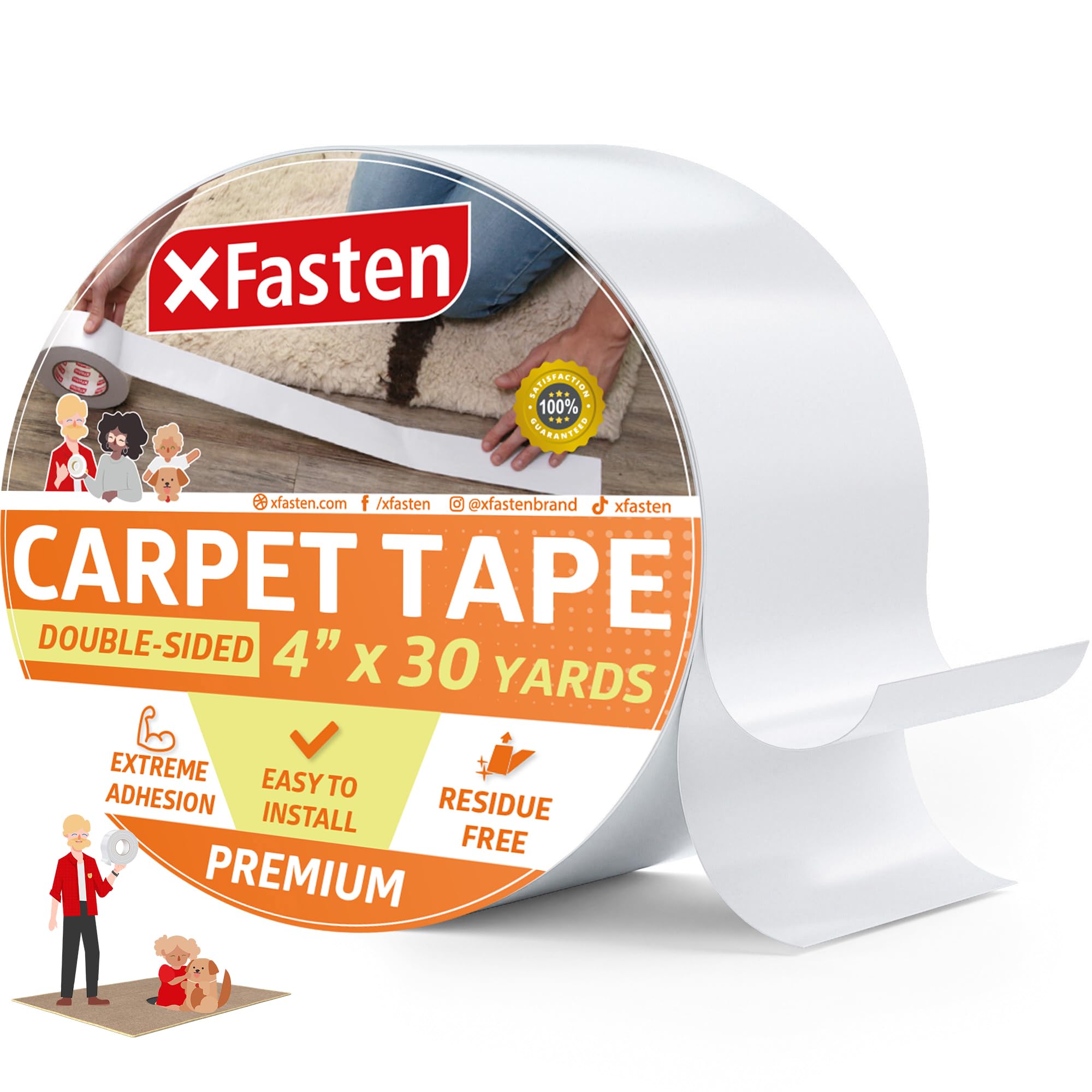 Double Sided Carpet Tape for Area Rugs