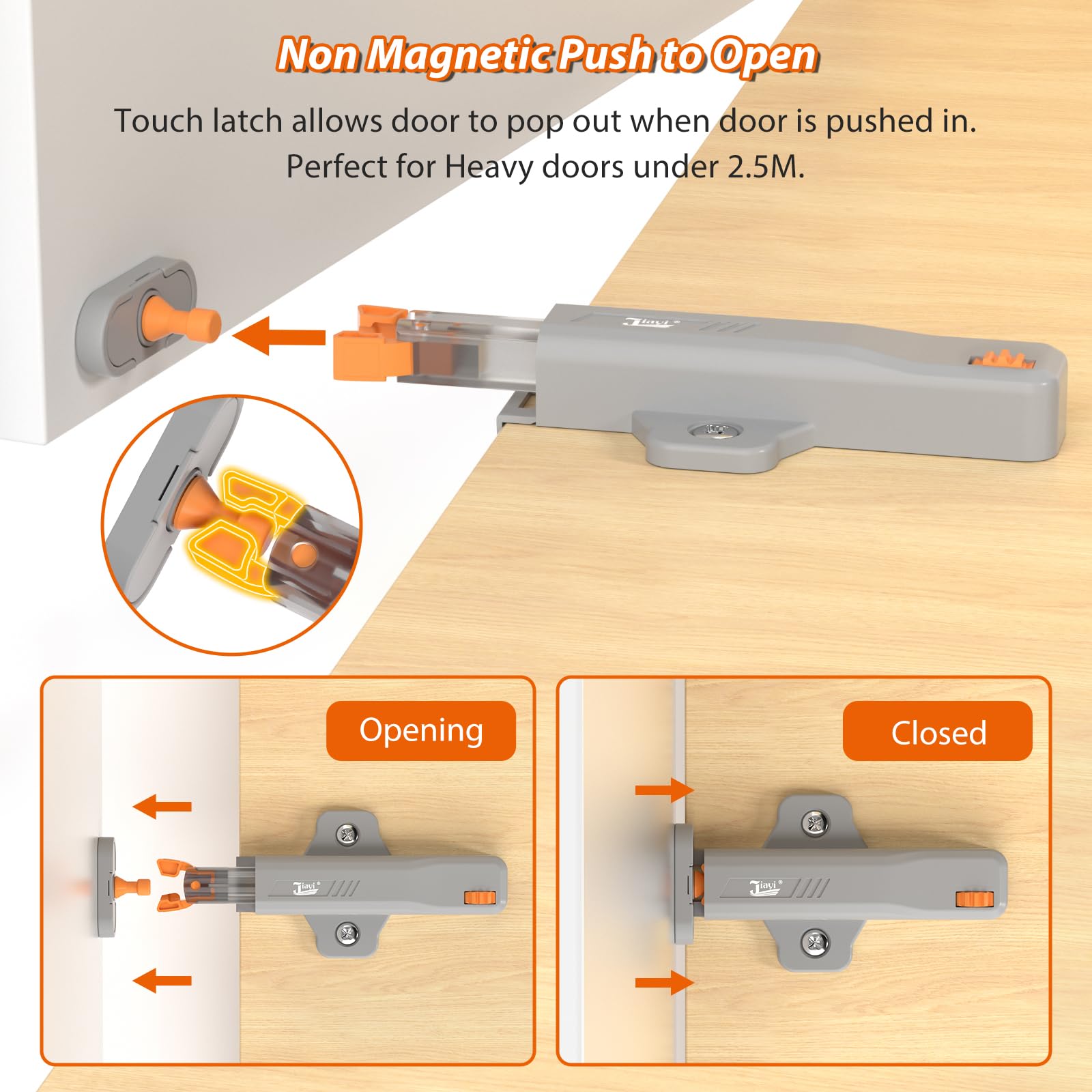 Push to Close Cabinet Latch