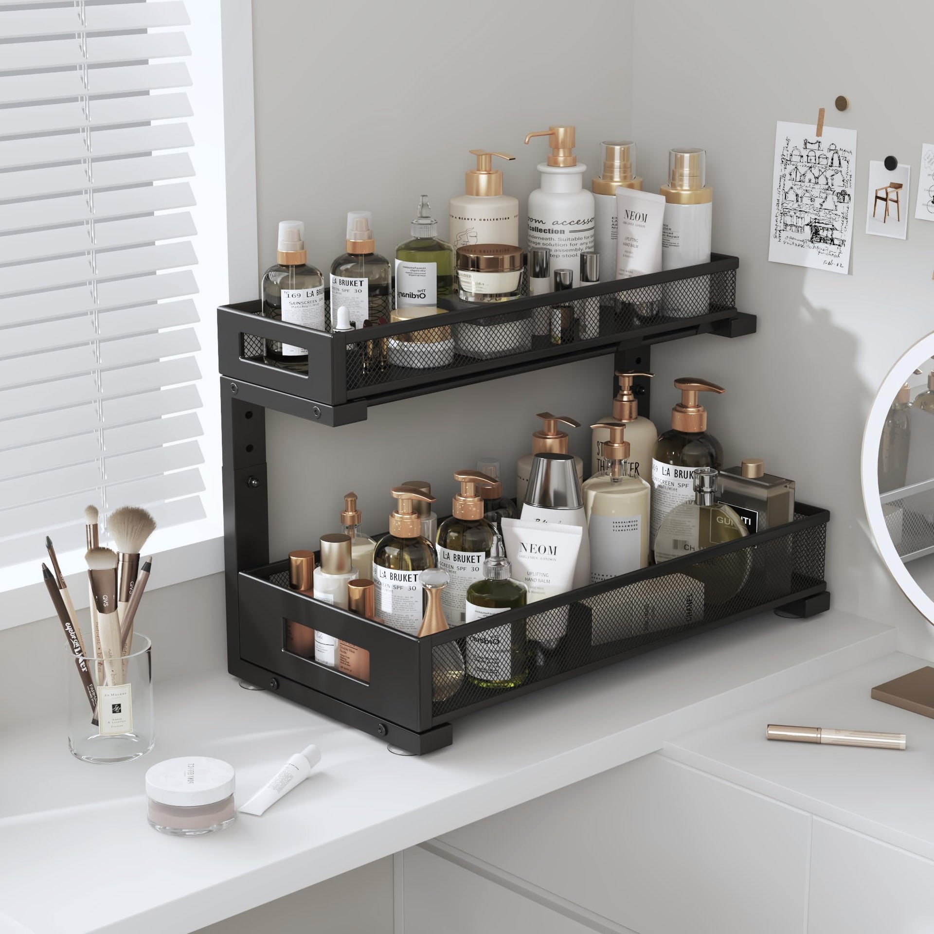 2 Pack 17IN Depth Under Sink Storage Organizer (2 Count)
