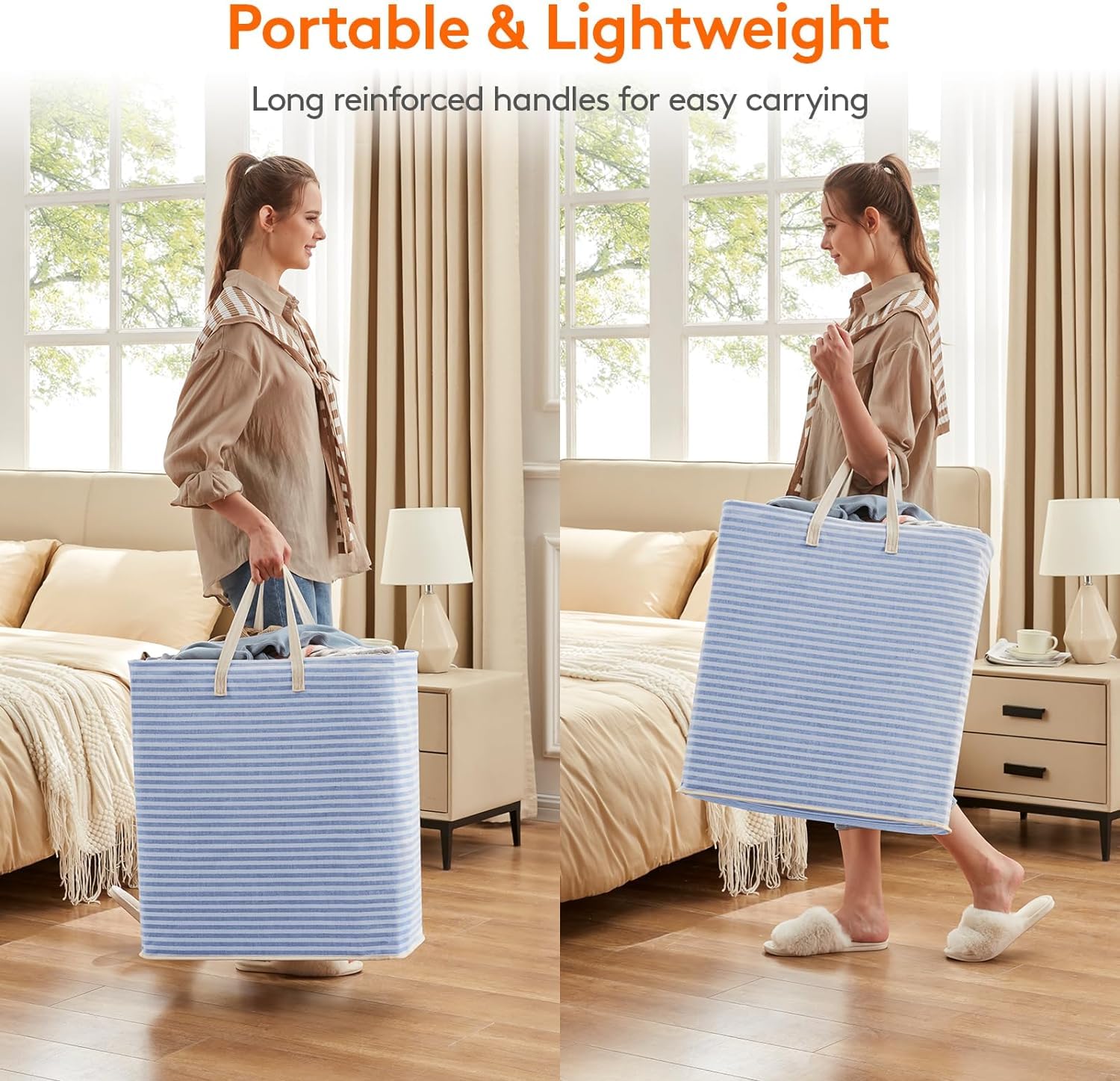 1 Pack Laundry Basket 100L Each