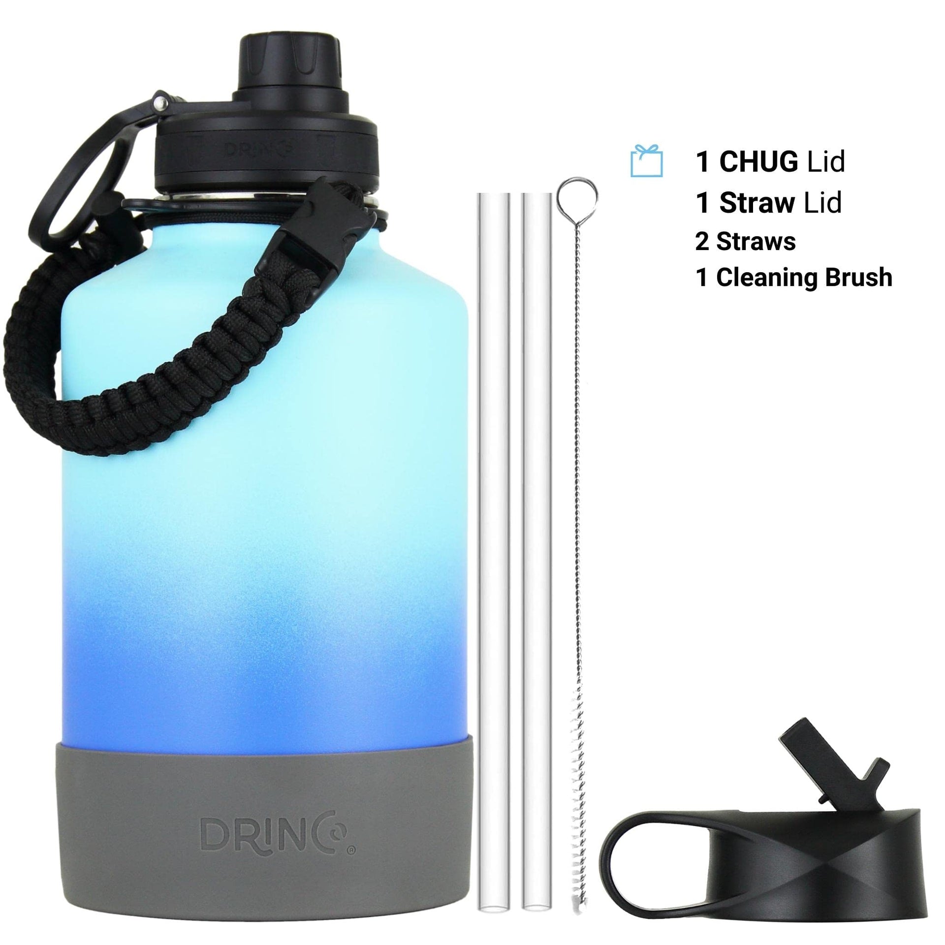 Stainless Steel Water Bottle Spout Lid Vacuum Insulated Double Wall Water Bottle