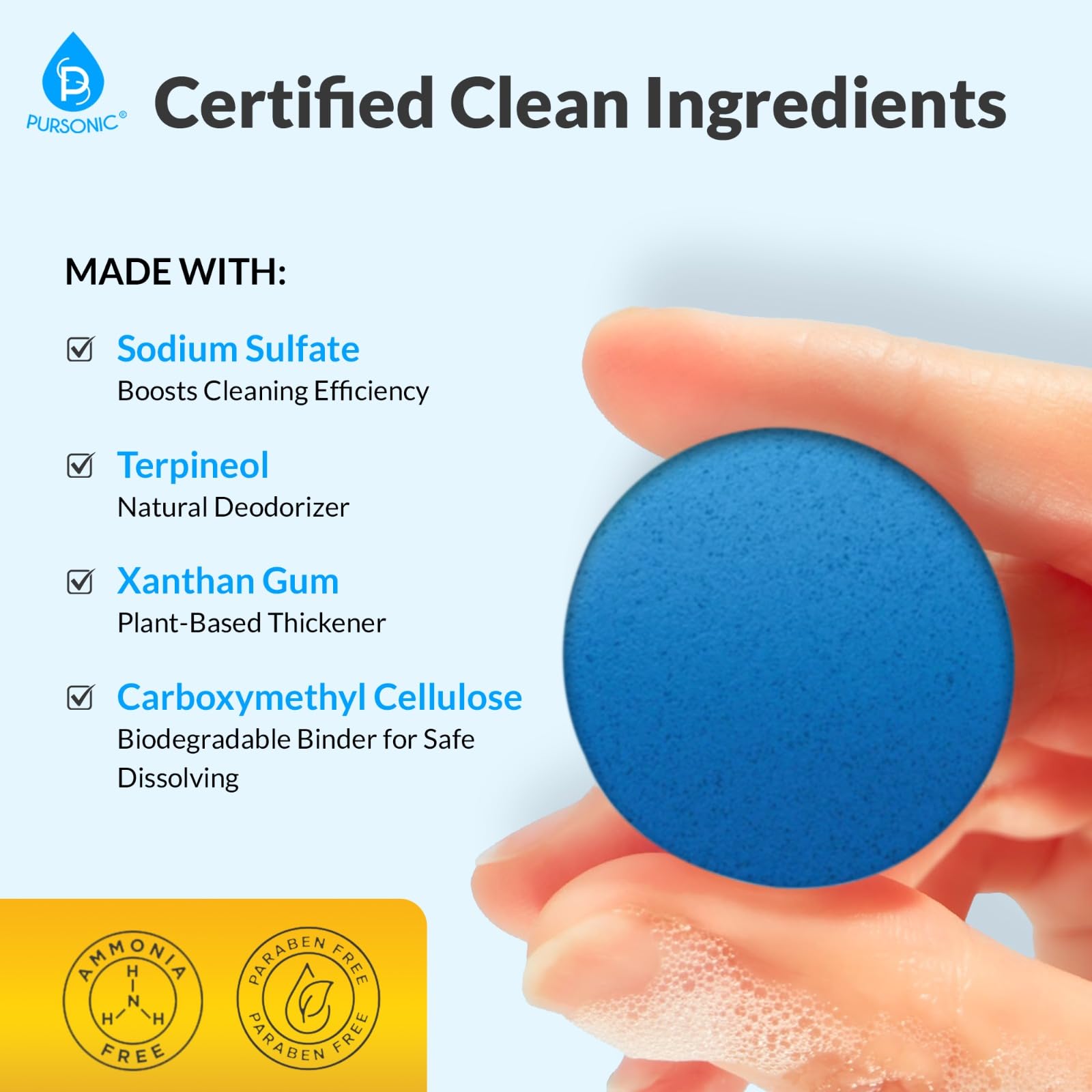 Automatic Toilet Bowl Cleaner 48 Tablets 4 Year Supply