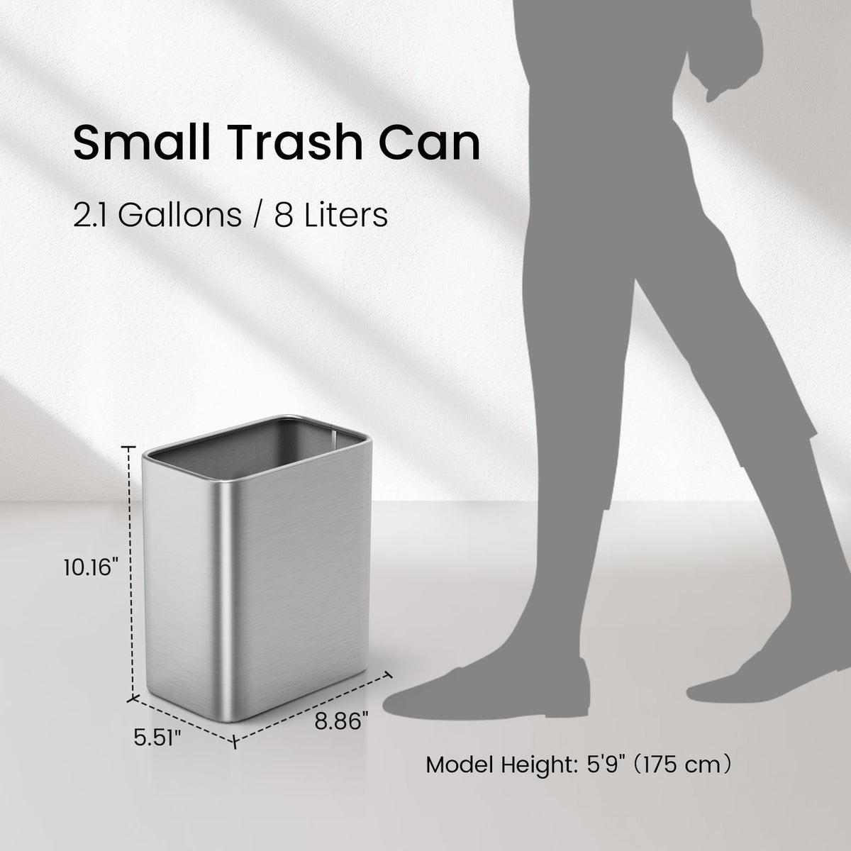 Small Bathroom Trash Can