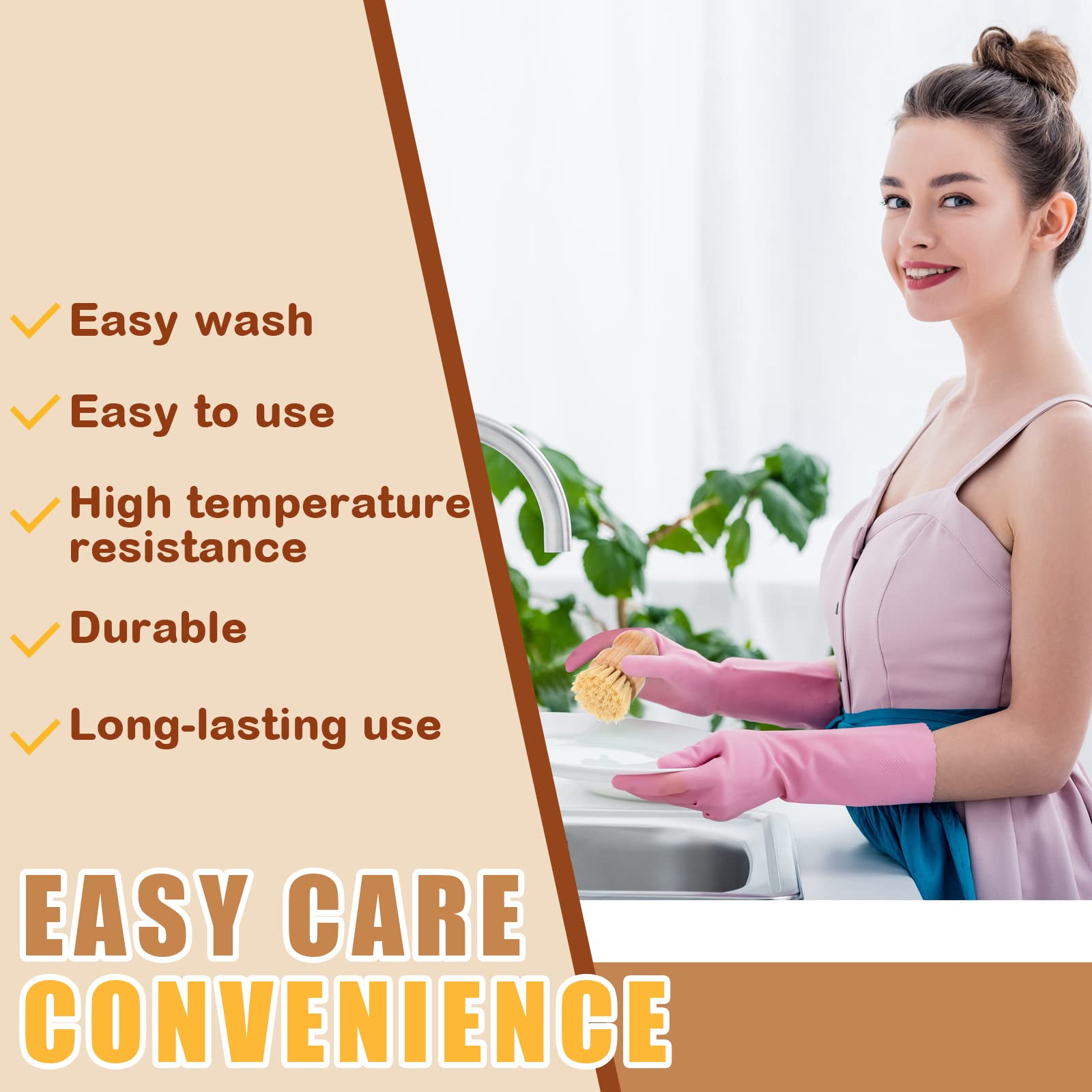 20 Packs Bamboo Dish Scrub Brushes Wooden Scrubbers Set Kitchen Dishwashing Scrubber with Natural Sisal Bristles for Iron Pot Pan Sink (20 Count)