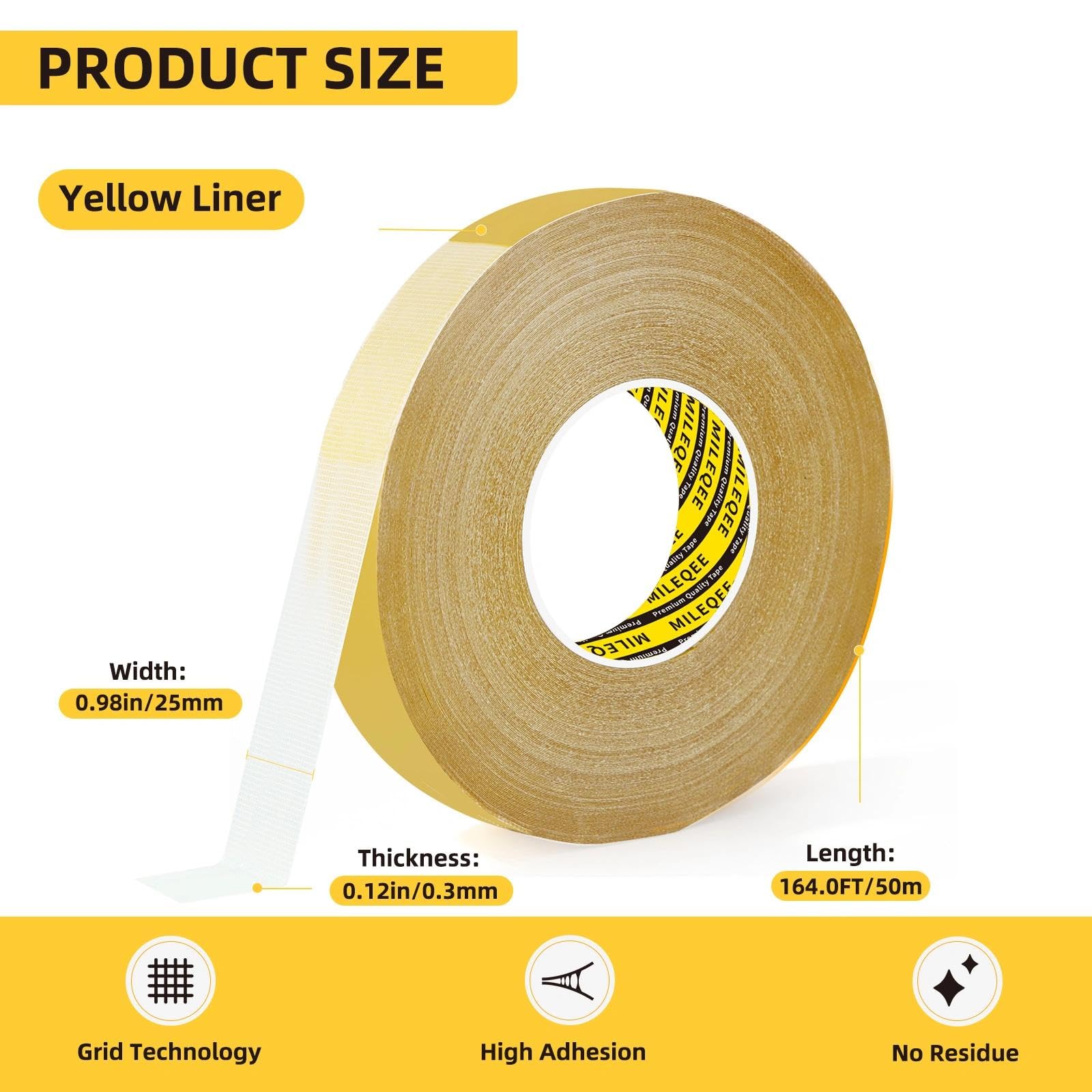 High Adhesive Double Sided Tape Heavy Duty (328 Foot)