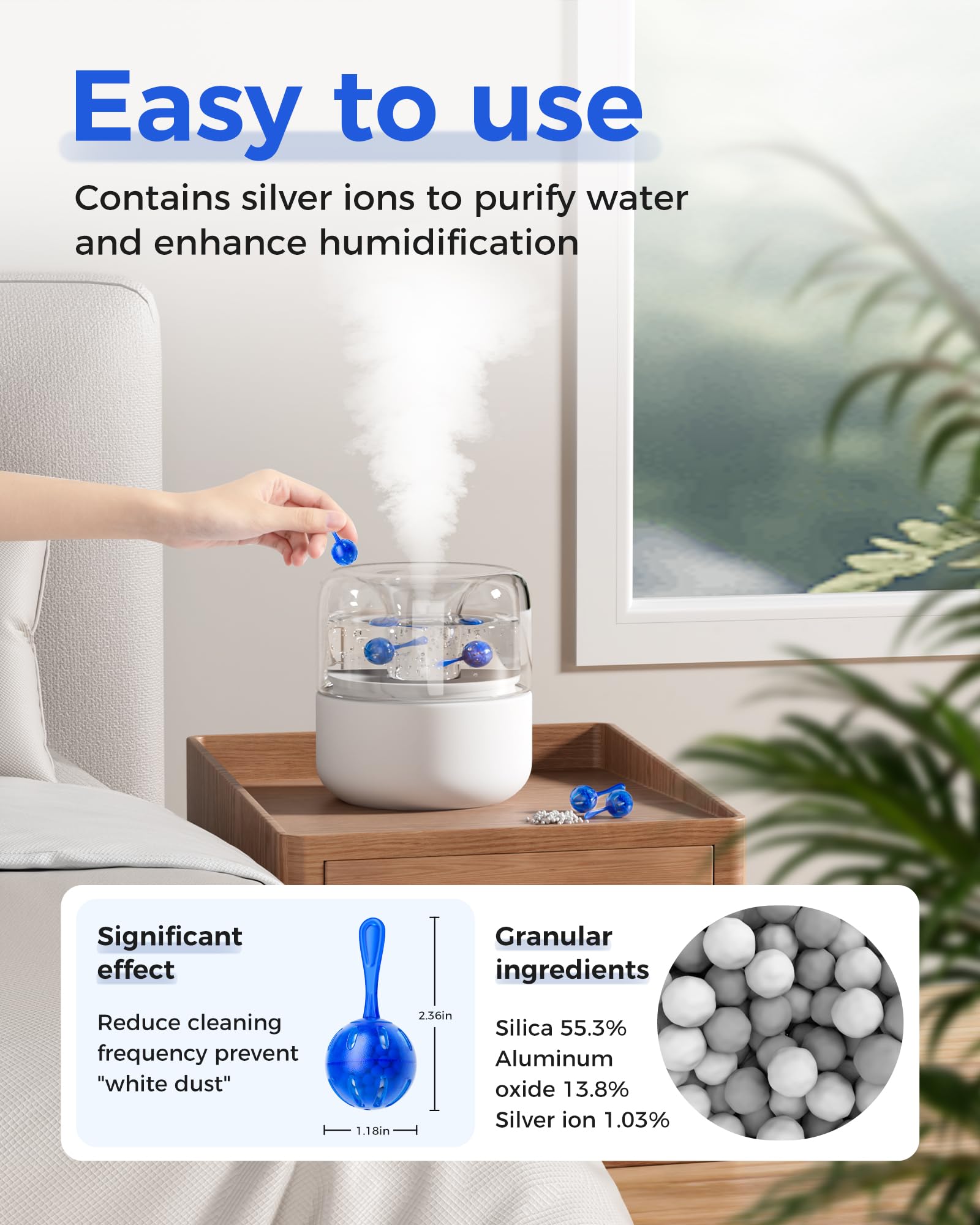 16 Pack Humidifier Cleaner Anti (16 Conut)