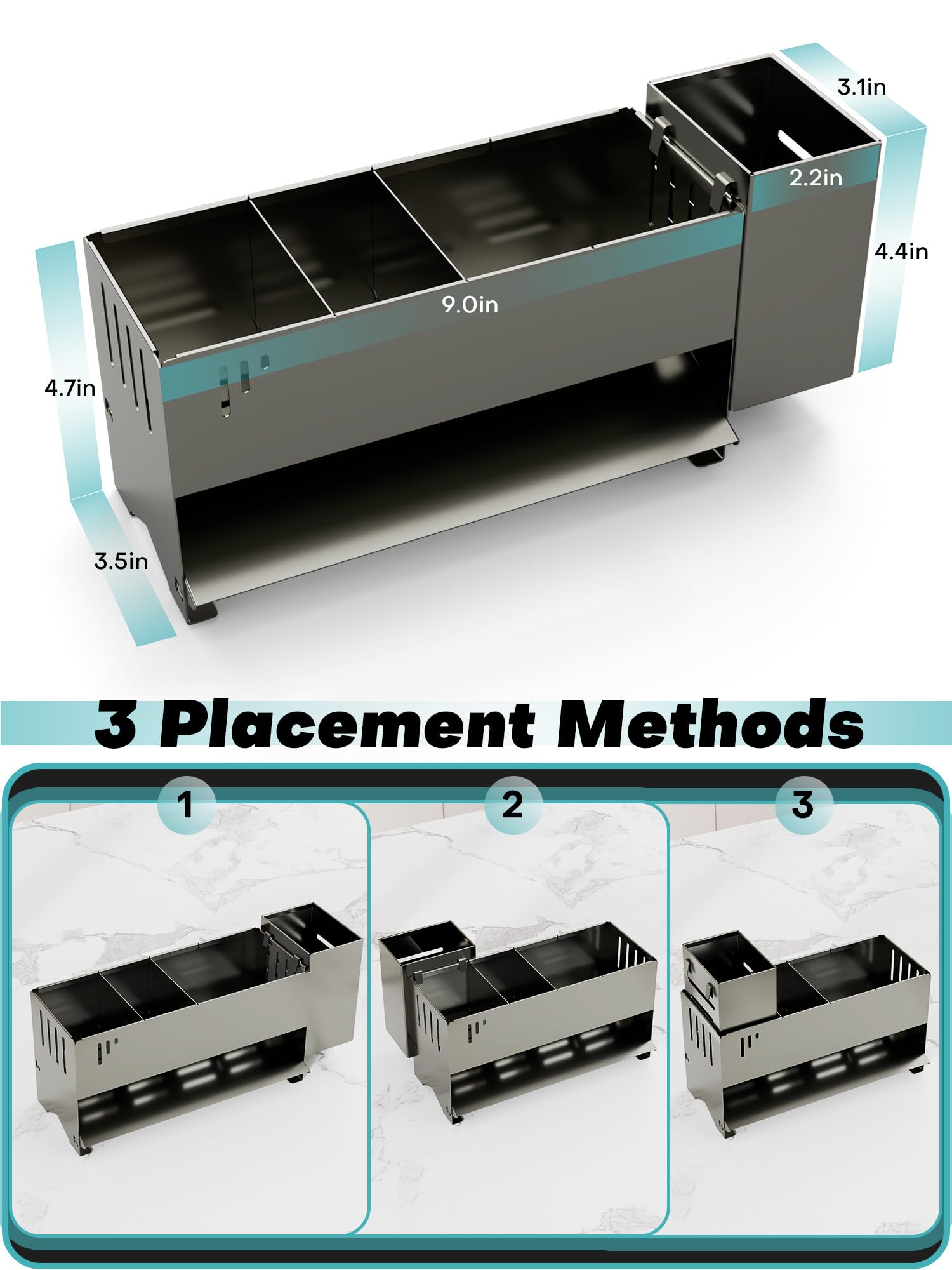 Kitchen Sink Caddy Organizer