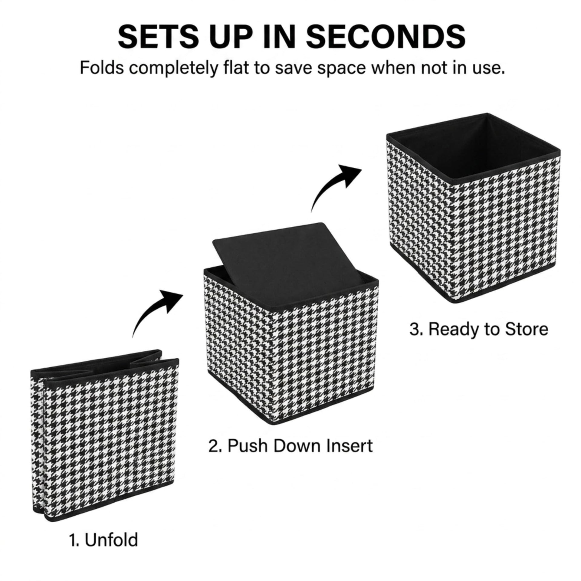 Foldable Fabric Storage Cubes 6