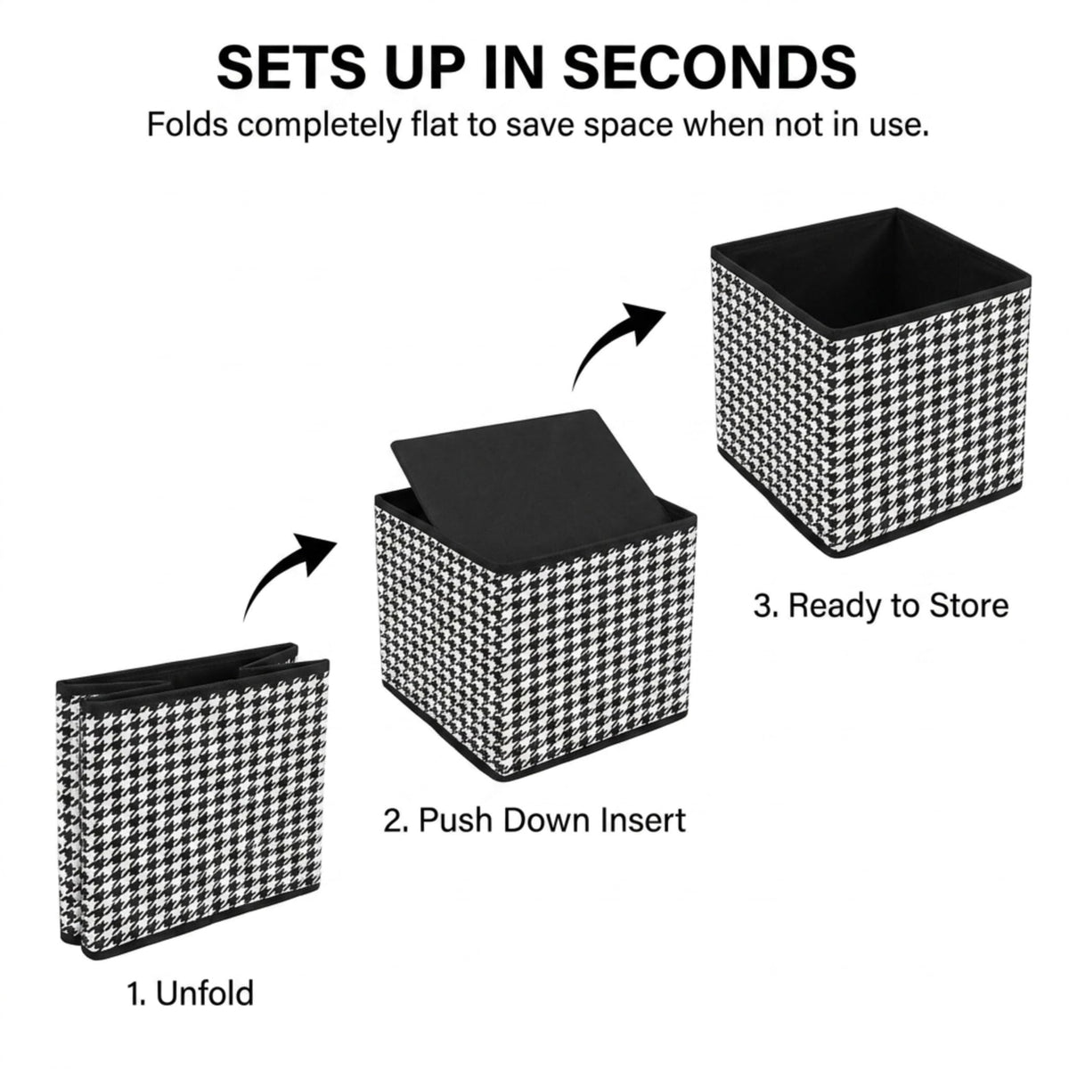 Foldable Fabric Storage Cubes 6