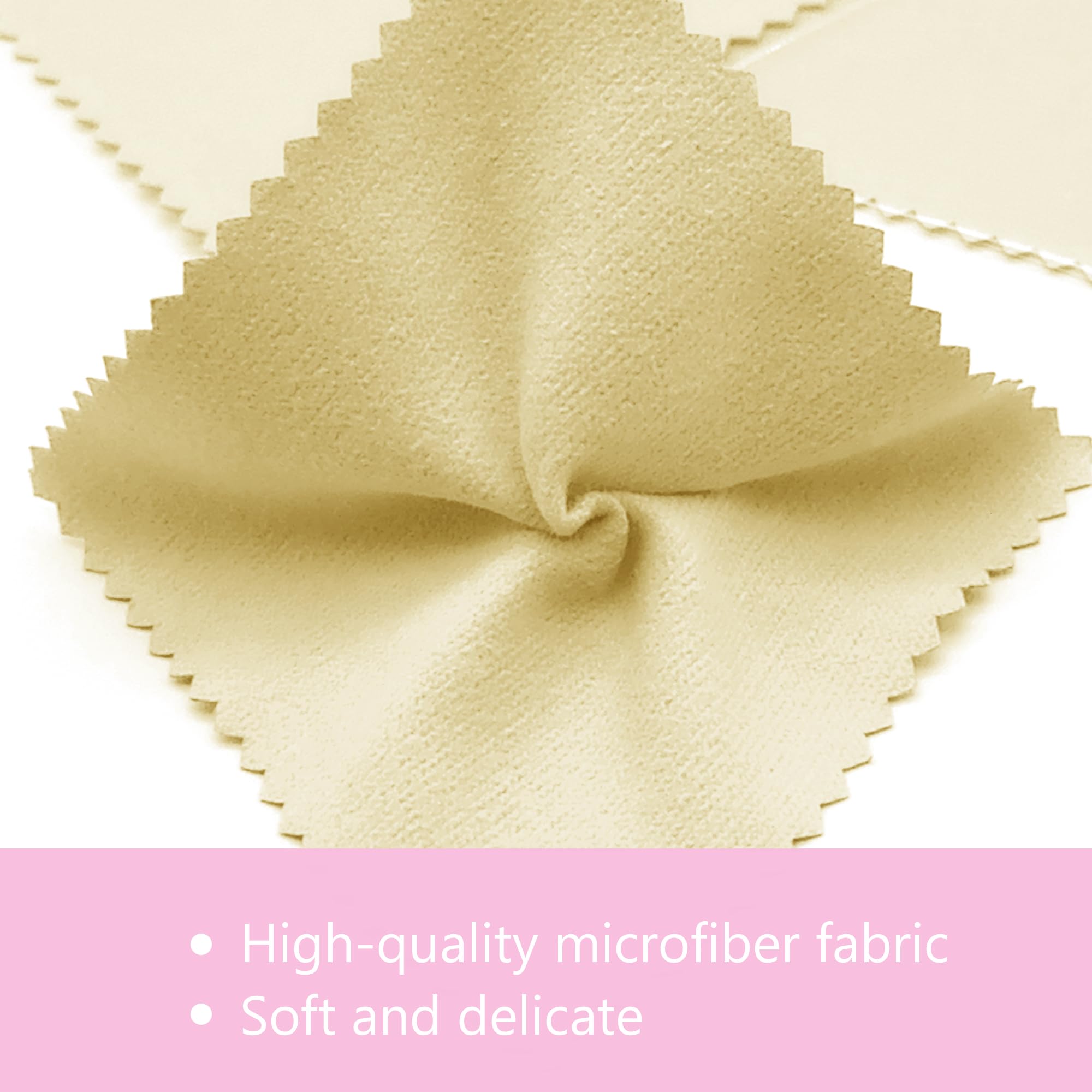 120 PCS Jewelry Cleaning Cloth Jewelry Polishing Cloths Individually Wrapped Silver Cleaning Cloth for Jewelry Sterling Silver