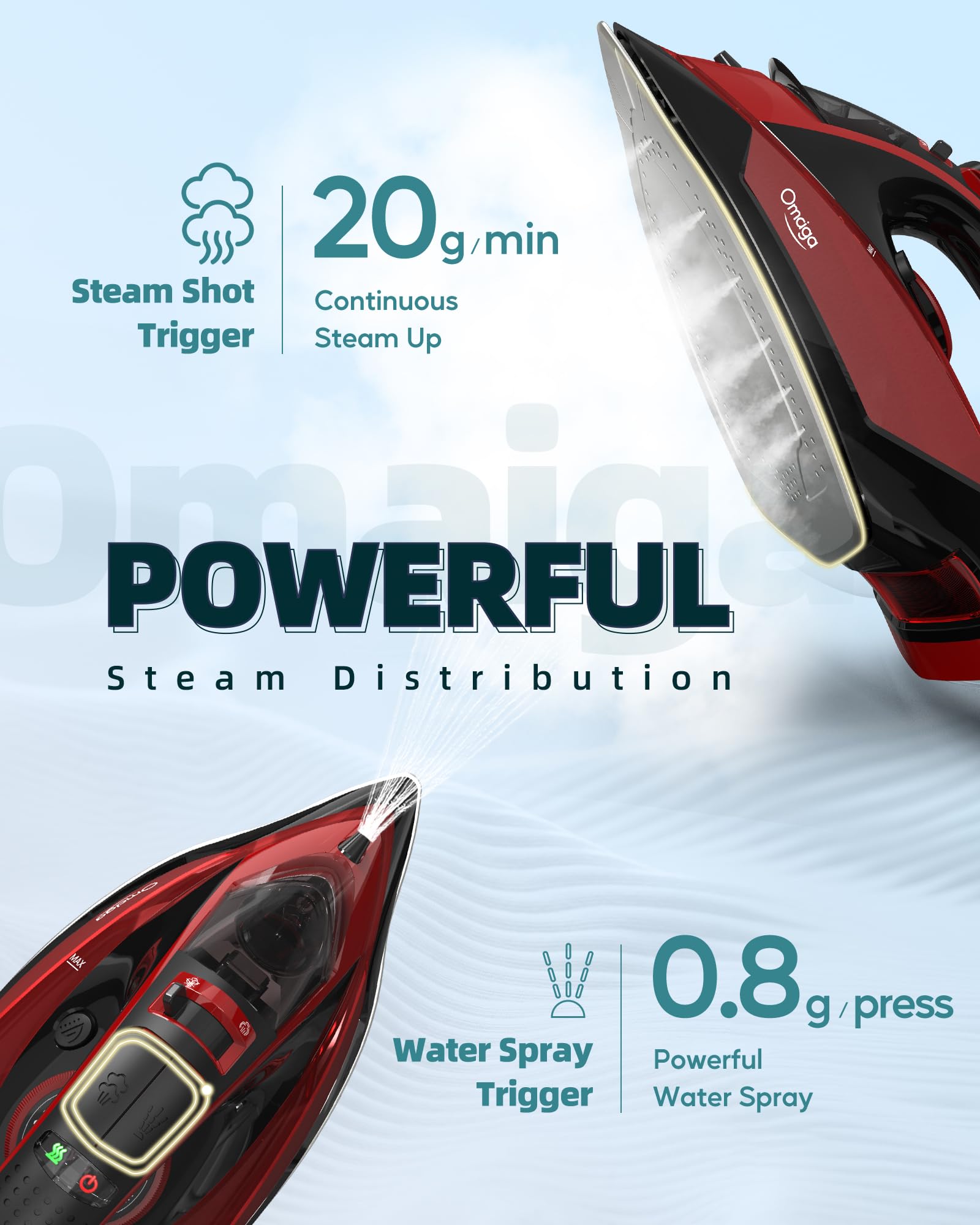 Cordless Steam Iron for Clothes