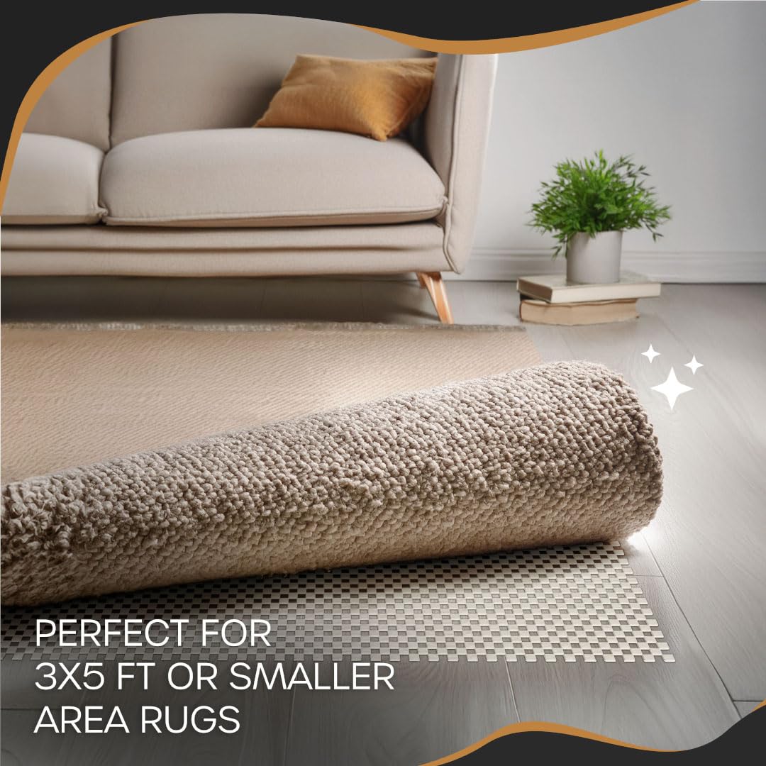3 ft x 5 ft Non Skid Rug Pad (15 Sq Ft)