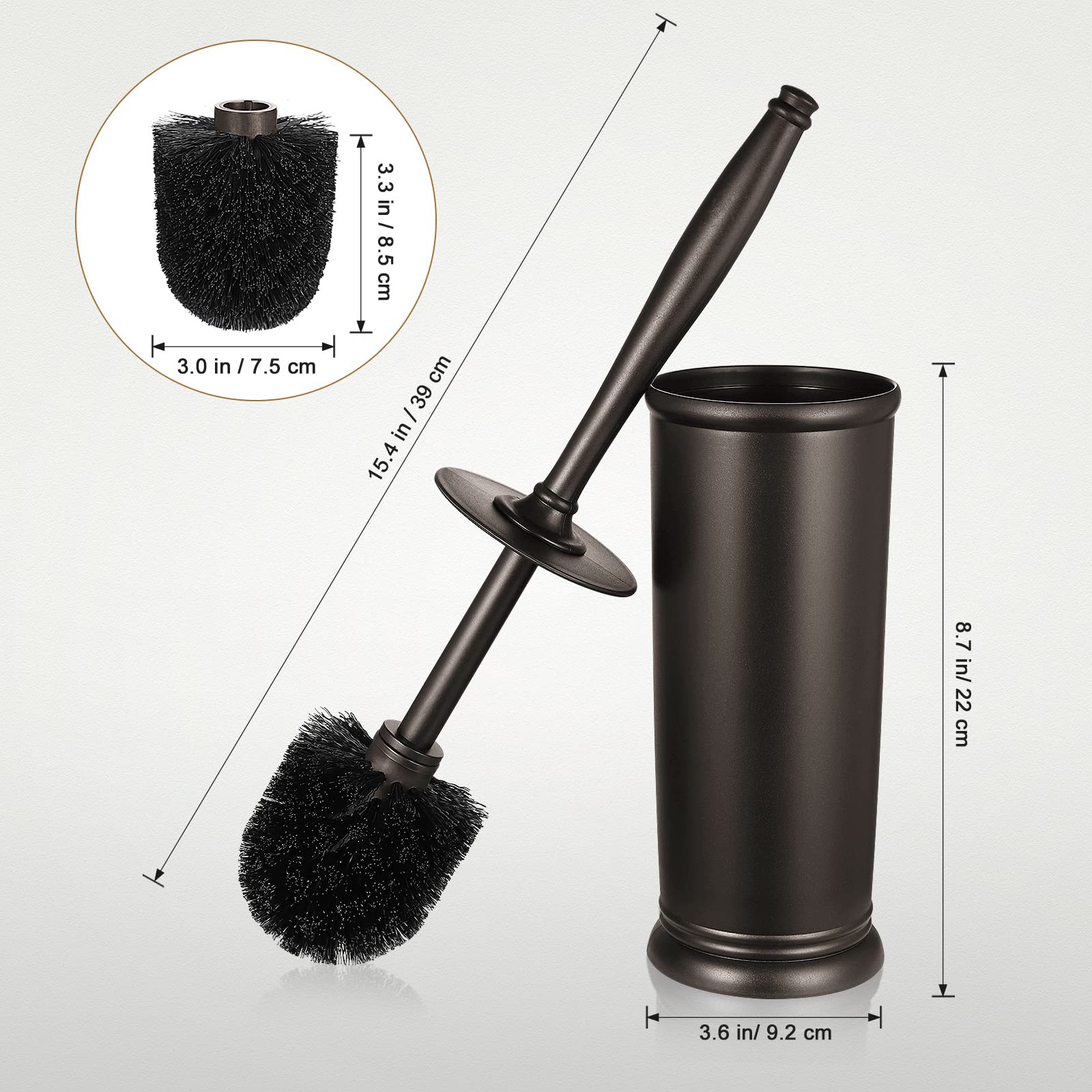Toilet Bowl Brush Holder Set
