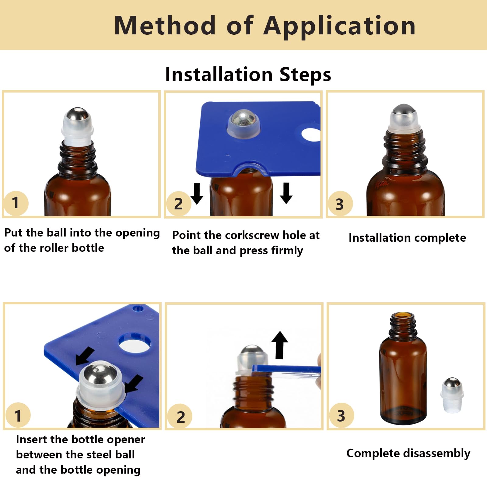 5ML Roller Bottles for Essential Oil