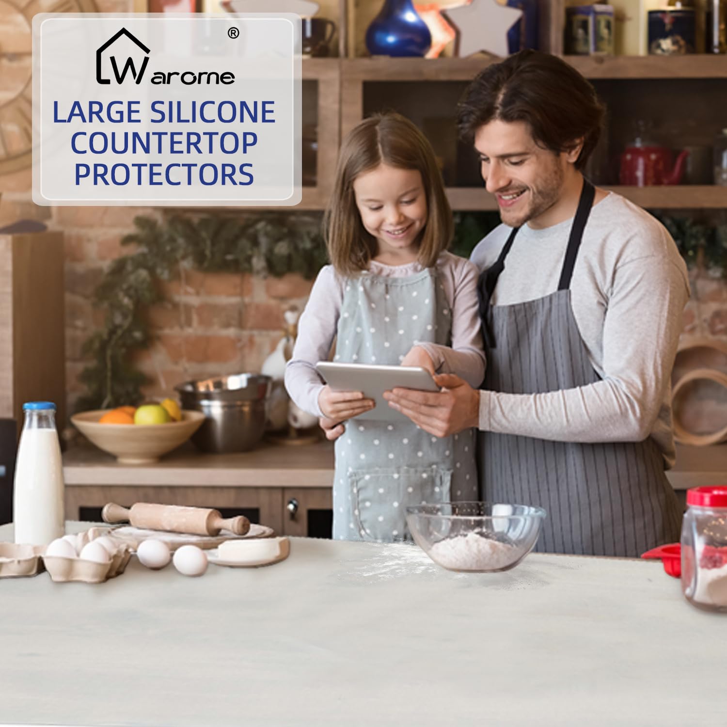 Silicone Mat 78.7”x 23.6” Heat Resistant Mats for Countertop
